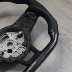 Carbon Fibre Steering Wheel for Volkswagen VW Golf MK7 MK7.5 R R - Line GTI GTE GTD + - Interior Styling | Carbon Kings