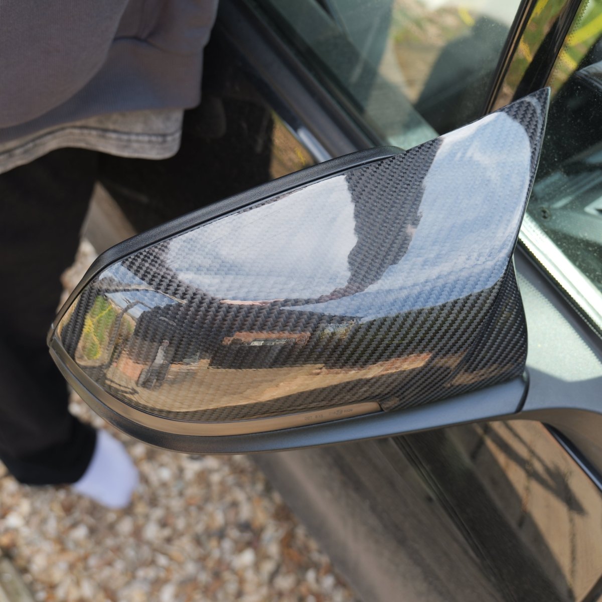 Carbon Fibre Mirror Covers for BMW 1 2 3 4 Series F20 F22 F30 F32 i3 i3S - Exterior Styling | Carbon Kings