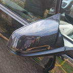 Carbon Fibre Mirror Covers for BMW 1 2 3 4 Series F20 F22 F30 F32 i3 i3S - Exterior Styling | Carbon Kings