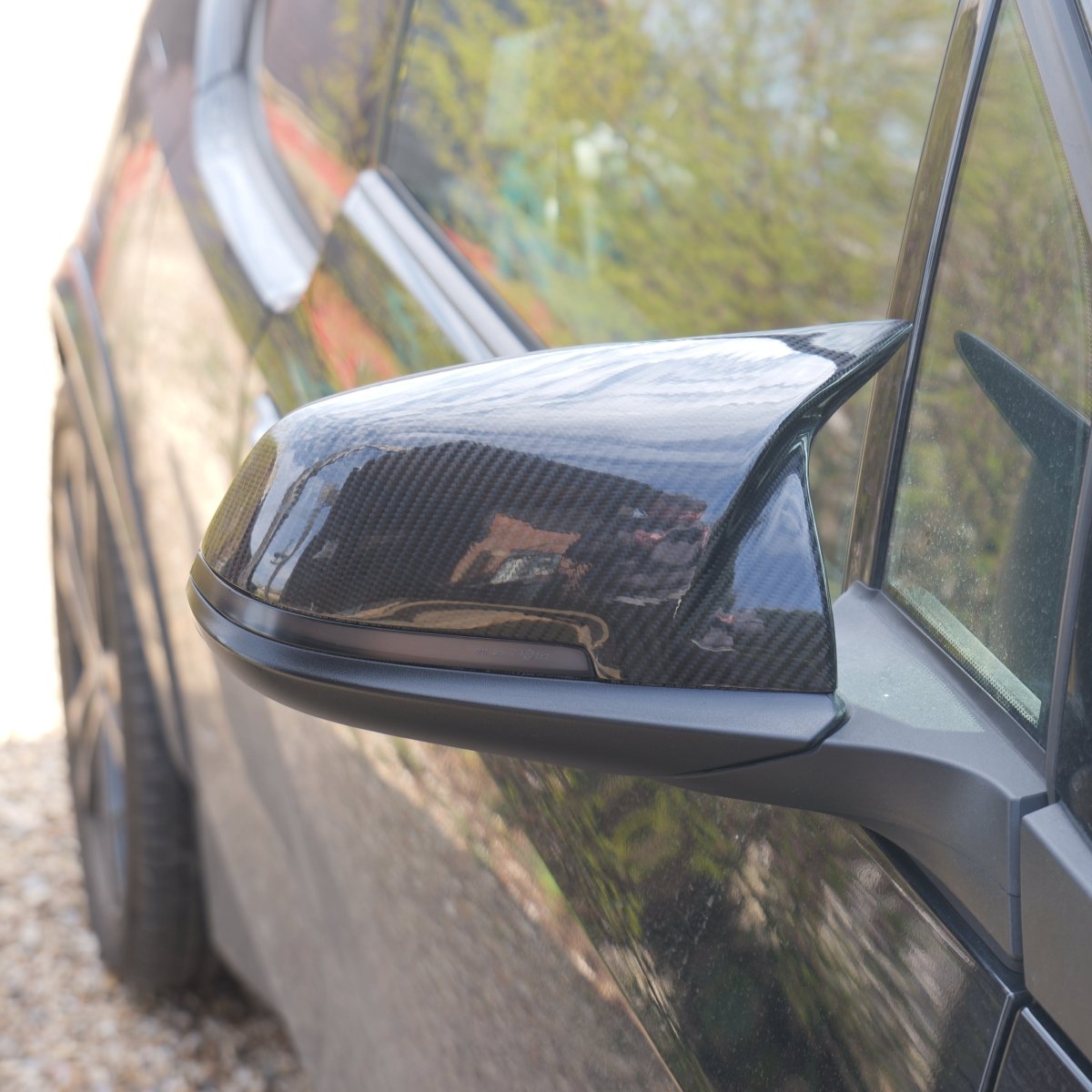 Carbon Fibre Mirror Covers for BMW 1 2 3 4 Series F20 F22 F30 F32 i3 i3S - Exterior Styling | Carbon Kings