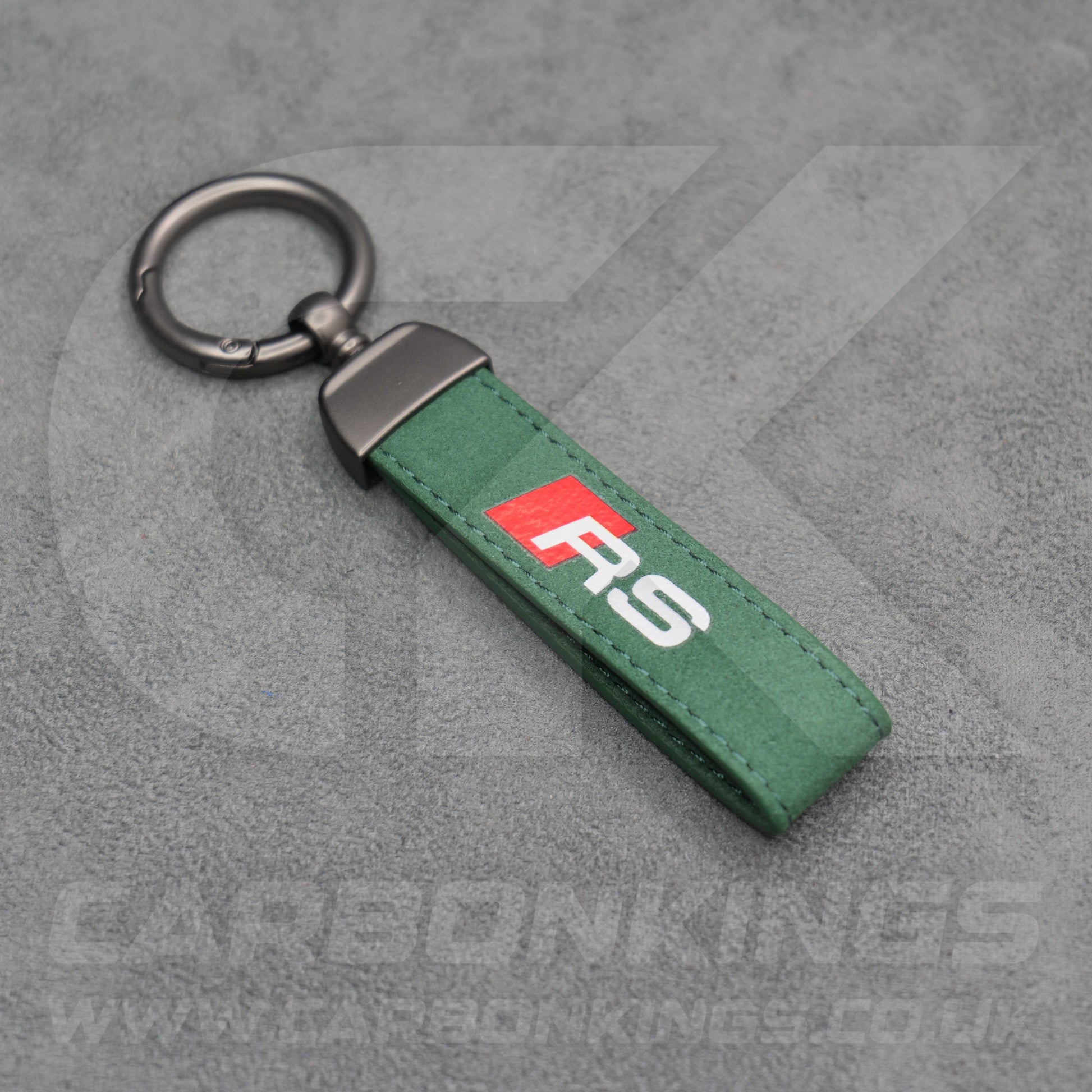 Audi RS Suede Key Ring Chain Premium Durable RS3 RS4 RS5 RS6 RS7 RSQ3 RSQ8