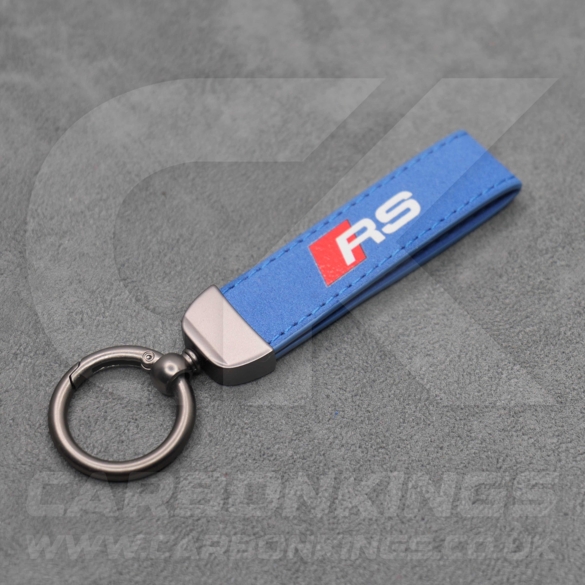 Audi RS Suede Key Ring Chain Premium Durable RS3 RS4 RS5 RS6 RS7 RSQ3 RSQ8
