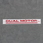 Gloss Red Dual Motor Rear Boot Badge Letters for Tesla Model S 3 X Y Performance - Exterior Styling | Carbon Kings