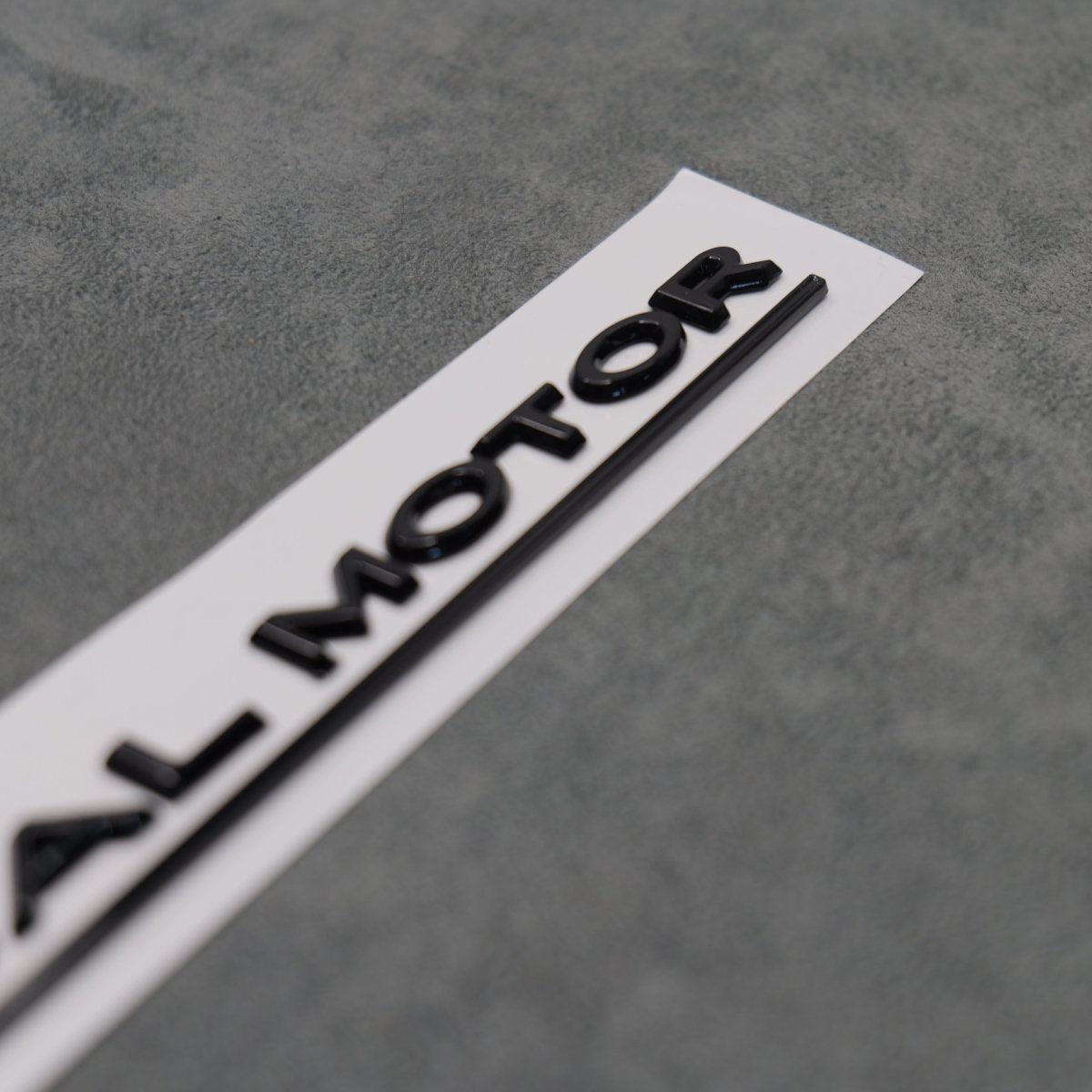 Gloss Black Dual Motor Rear Boot Badge Letters for Tesla Model S 3 X Y Performance - Exterior Styling | Carbon Kings