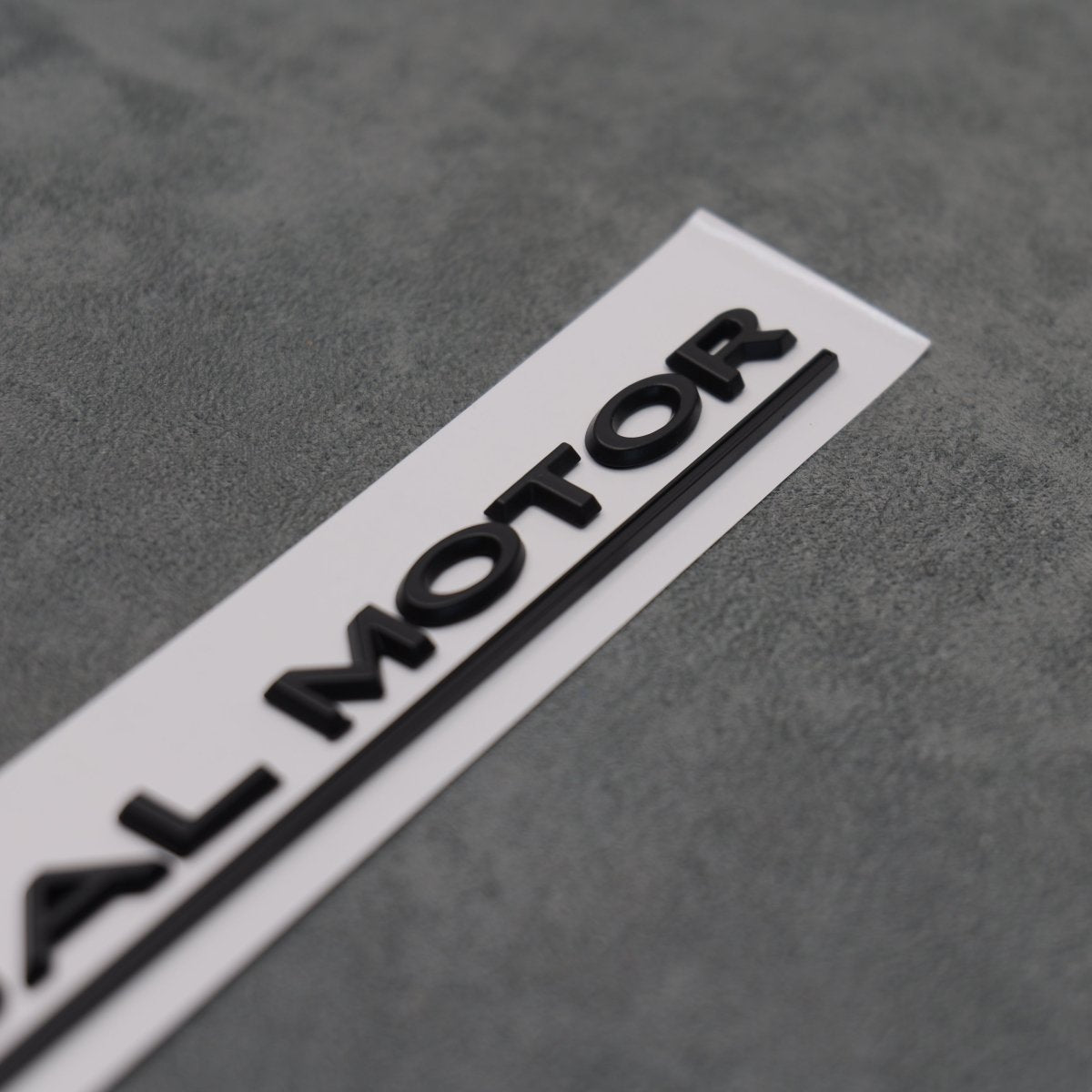 Matte Black Dual Motor Rear Boot Badge Letters for Tesla Model S 3 X Y Performance - Exterior Styling | Carbon Kings