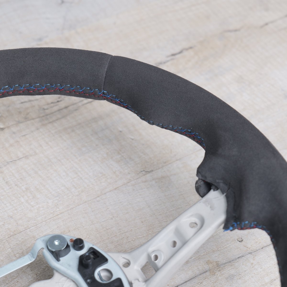 Full Alcantara Suede Steering Wheel for BMW M Sport 3 4 X1 X3 X4 X5 X6 M2 M3 M4 F80 - Interior Styling | Carbon Kings