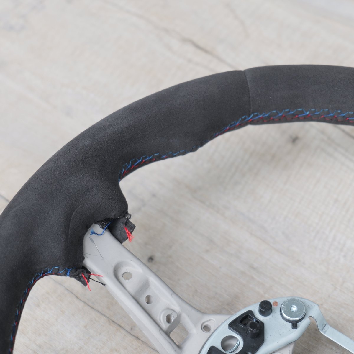 Full Alcantara Suede Steering Wheel for BMW M Sport 3 4 X1 X3 X4 X5 X6 M2 M3 M4 F80 - Interior Styling | Carbon Kings