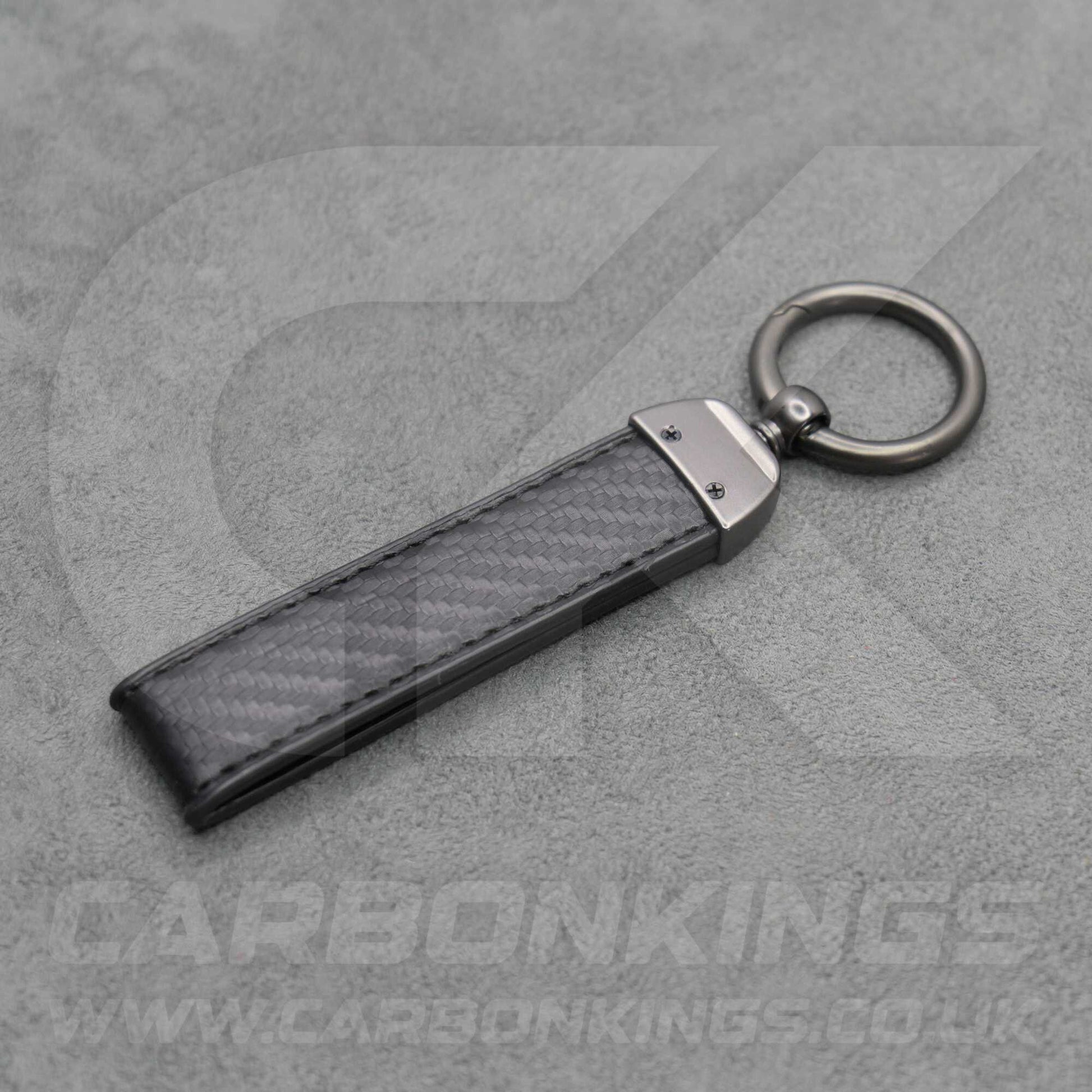 Audi Carbon Fibre Style Key Ring Chain S Line A3 A4 A5 A6 A7 A8