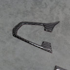 Carbon Fibre Style Steering Wheel Trims for BMW 5 Series G30 G31 G01 G38 X3 - Interior Styling | Carbon Kings