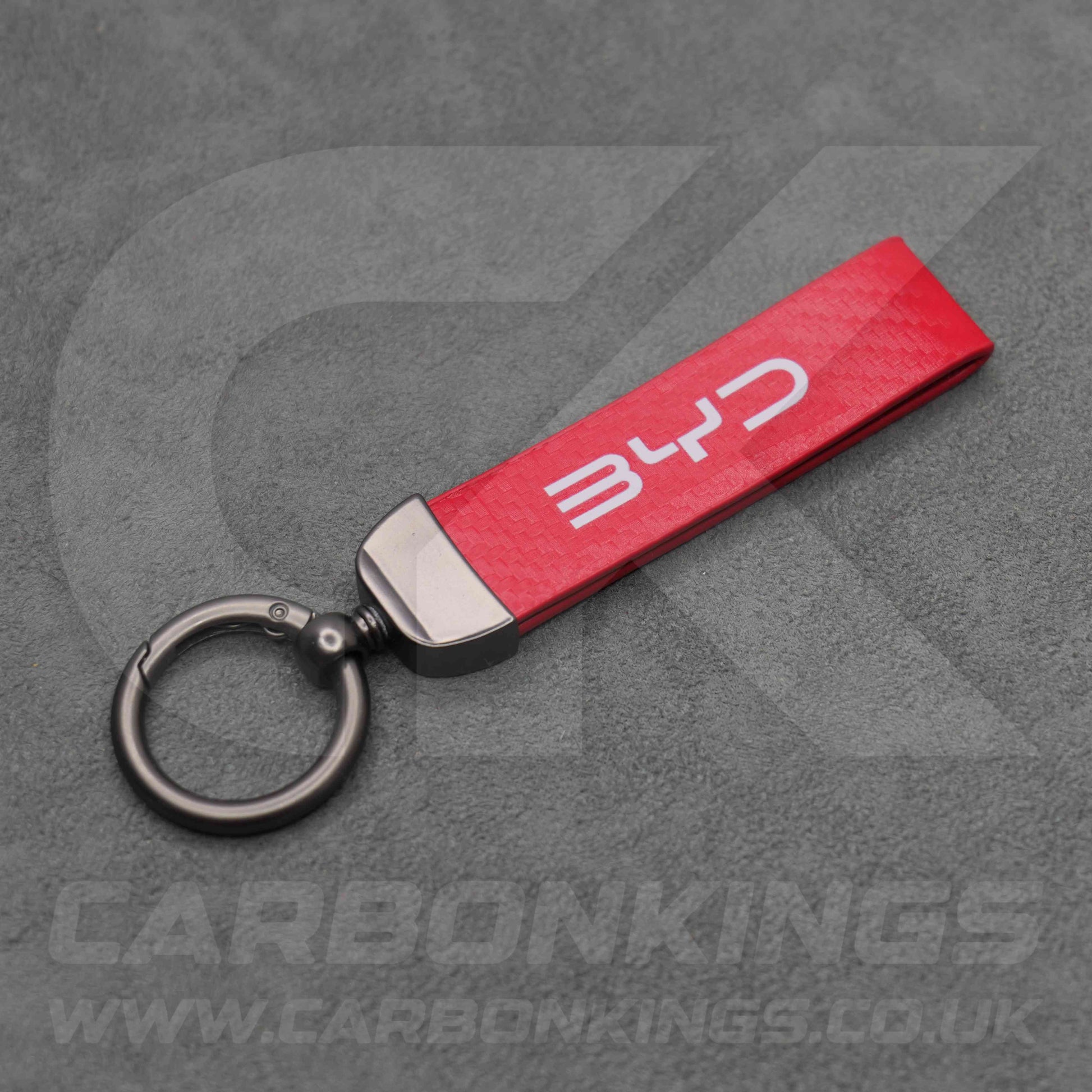 BYD Carbon Fibre Car Key Ring Chain Premium & Durable Sealion Atto Dolphin Seal