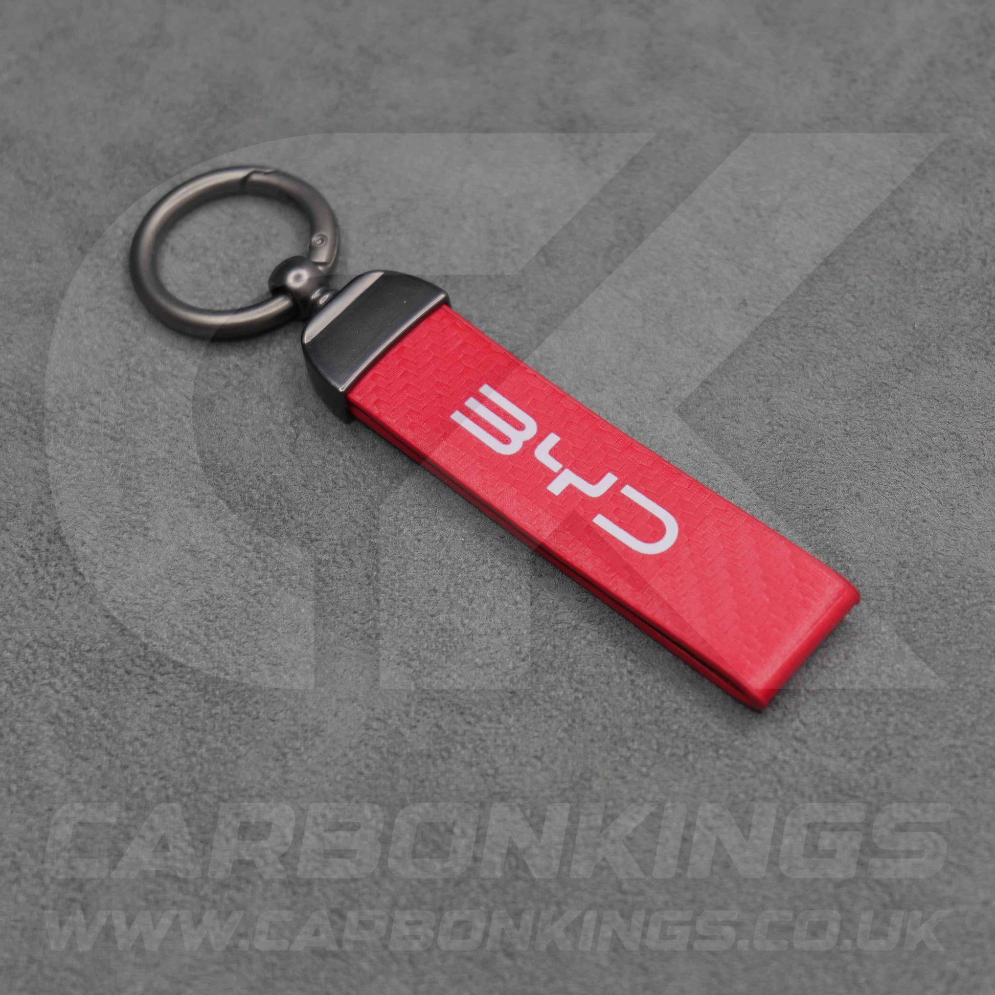 BYD Carbon Fibre Car Key Ring Chain Premium & Durable Sealion Atto Dolphin Seal
