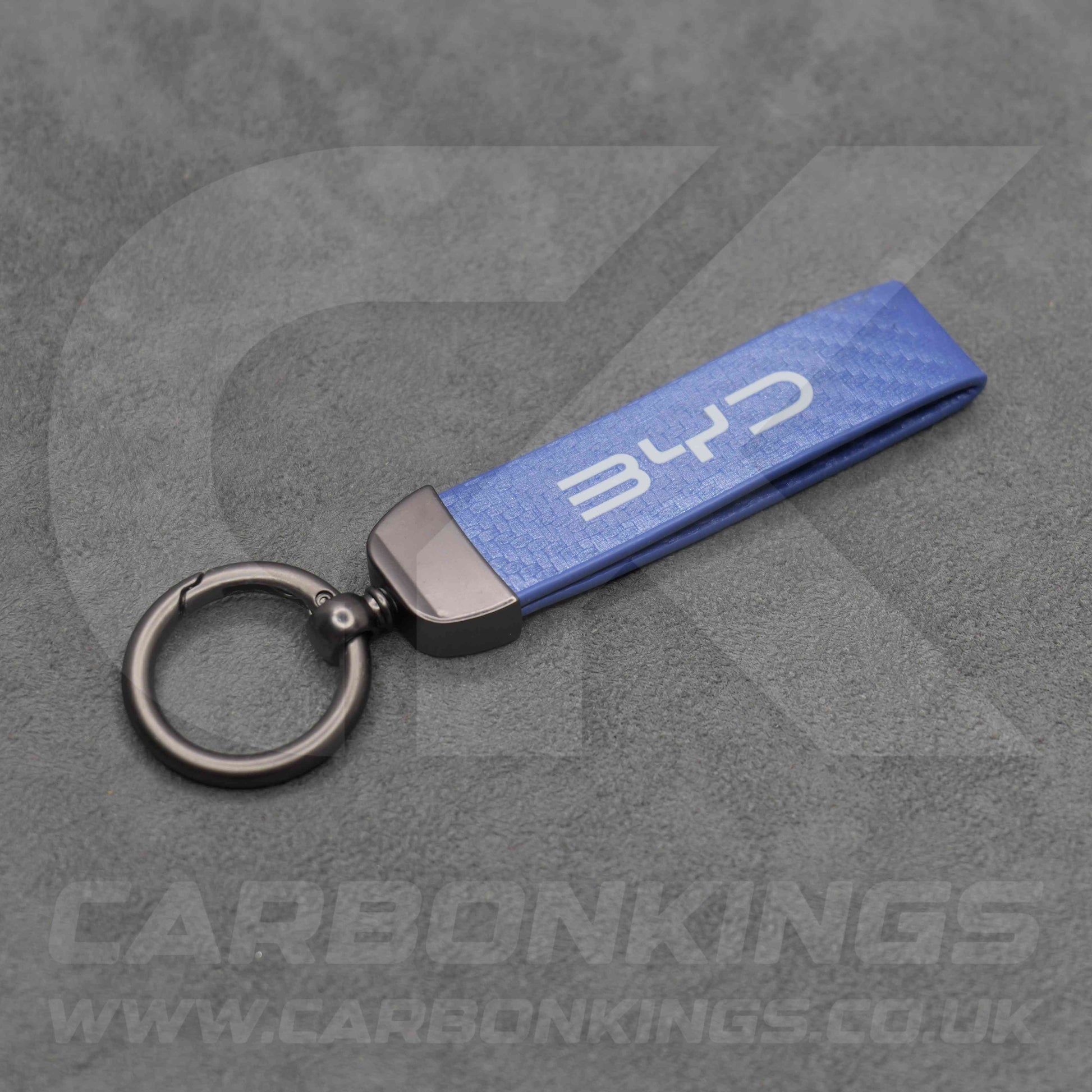 BYD Carbon Fibre Car Key Ring Chain Premium & Durable Sealion Atto Dolphin Seal