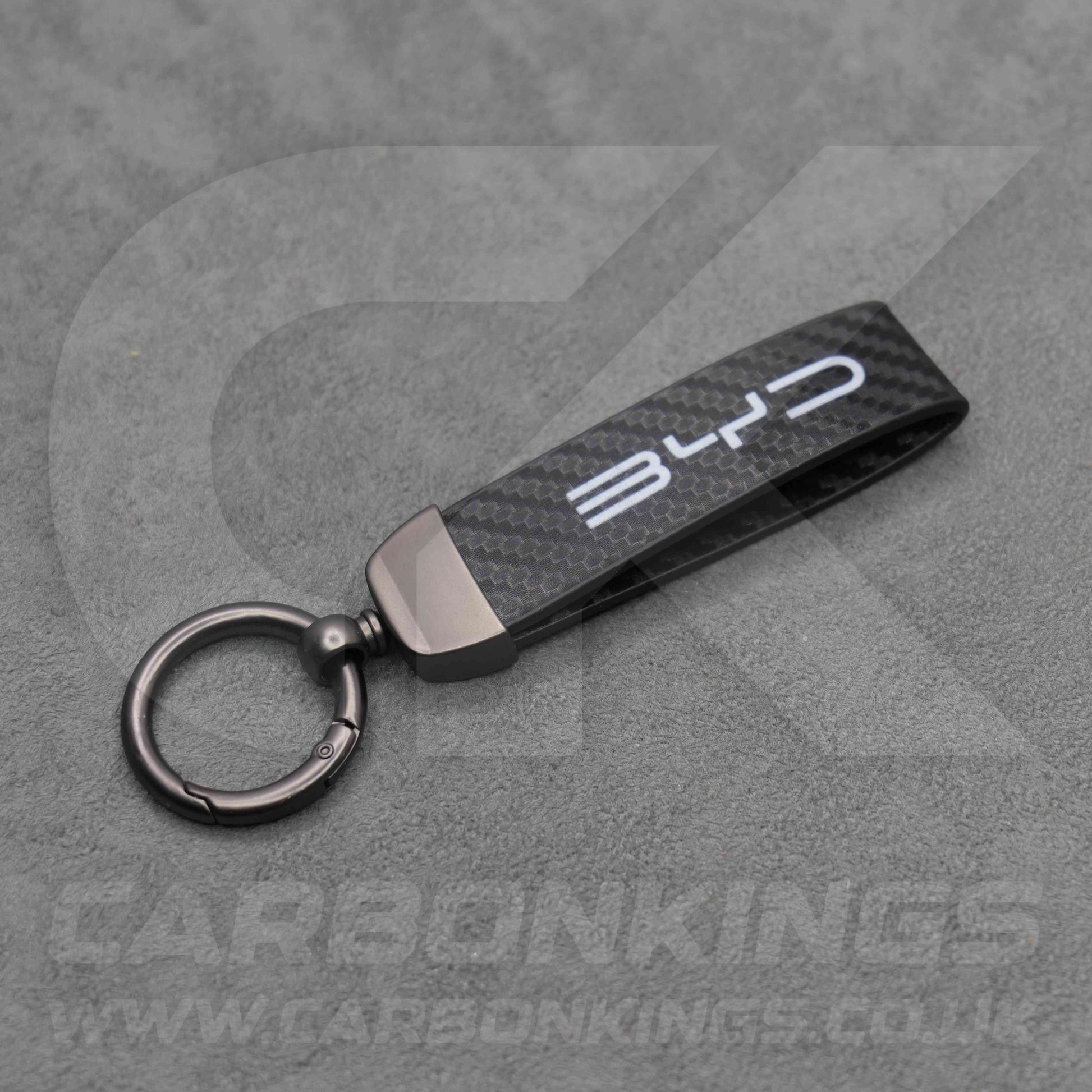 BYD Carbon Fibre Car Key Ring Chain Premium & Durable Sealion Atto Dolphin Seal