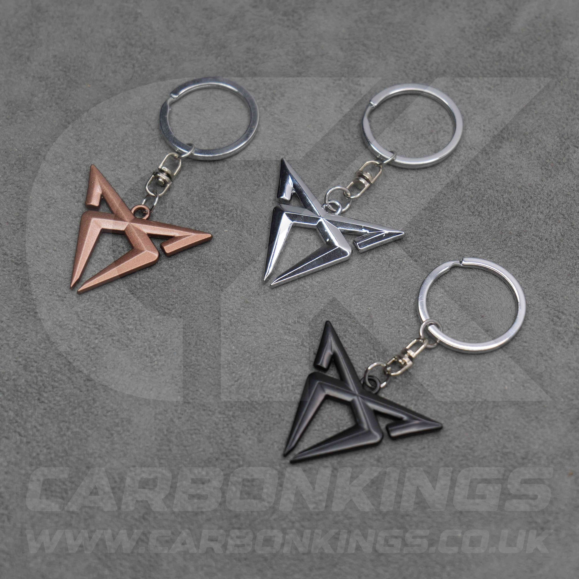 CUPRA Silver / Black / Bronze Key Ring Chain VZ Born Ateca Leon Formentor Tavascan Terramar