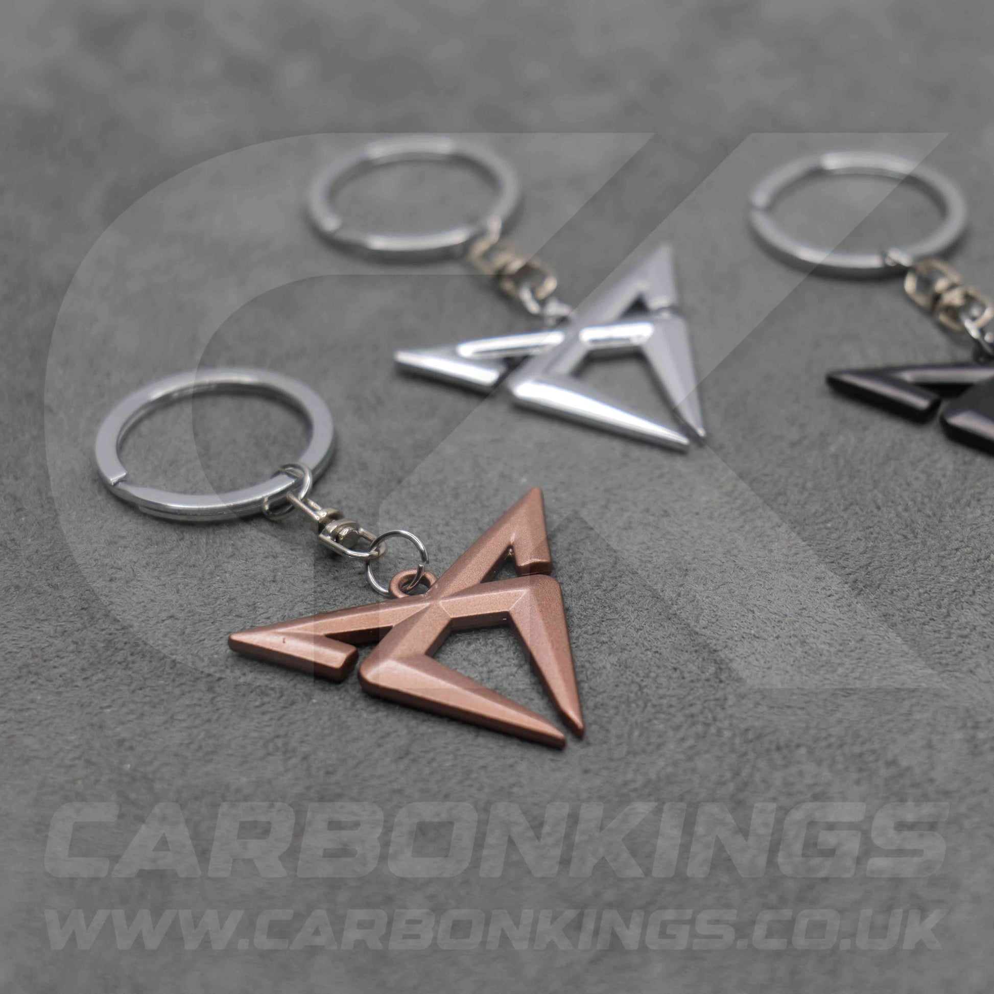 CUPRA Silver / Black / Bronze Key Ring Chain VZ Born Ateca Leon Formentor Tavascan Terramar