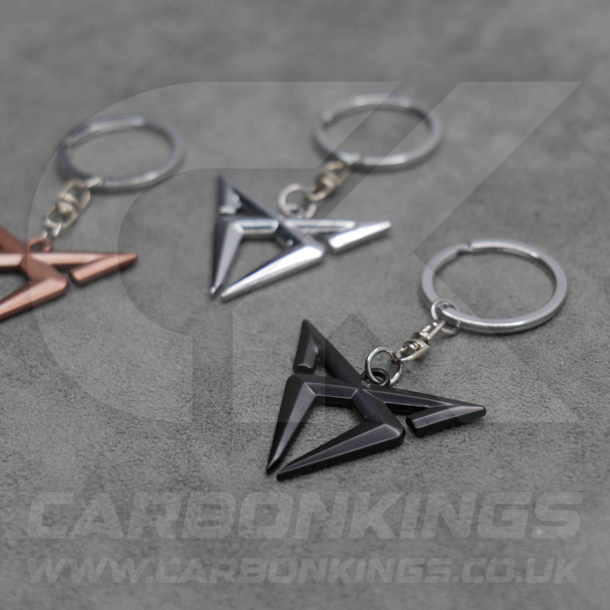 CUPRA Silver / Black / Bronze Key Ring Chain VZ Born Ateca Leon Formentor Tavascan Terramar