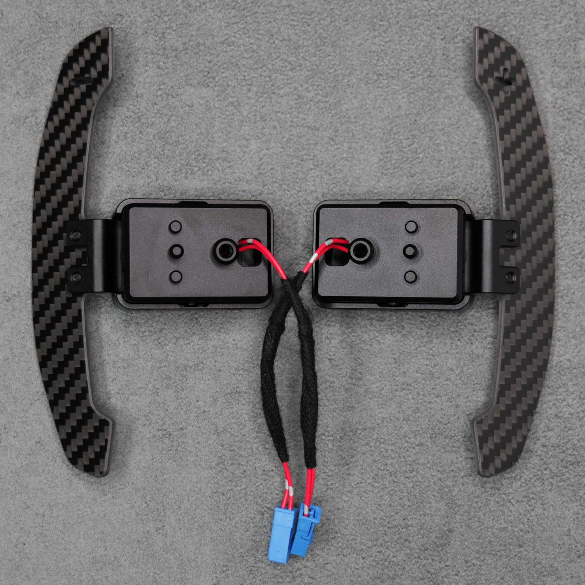 Magnetic Carbon Fibre Gear Shifter Paddles for BMW F80 M3 F82 M4 F87 M2 G80 G82 G87 - Interior Styling | Carbon Kings
