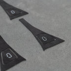 Alcantara Suede Door Switch Handle Button Covers for Tesla Model 3 Y - Interior Styling | Carbon Kings