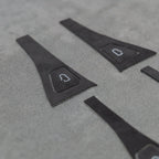 Alcantara Suede Door Switch Handle Button Covers for Tesla Model 3 Y - Interior Styling | Carbon Kings