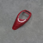 Red Carbon Fibre Style Gear Shift Knob Cover Trim for BMW F30 F20 F10 F15 F25 X5 X3 - Interior Styling | Carbon Kings