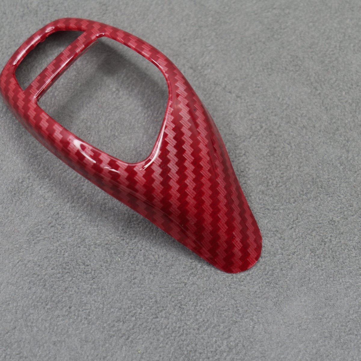 Red Carbon Fibre Style Gear Shift Knob Cover Trim for BMW F30 F20 F10 F15 F25 X5 X3 - Interior Styling | Carbon Kings