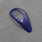 Blue Carbon Fibre Style Gear Shift Knob Cover Trim for BMW F30 F20 F10 F15 F25 X5 X3 - Interior Styling | Carbon Kings
