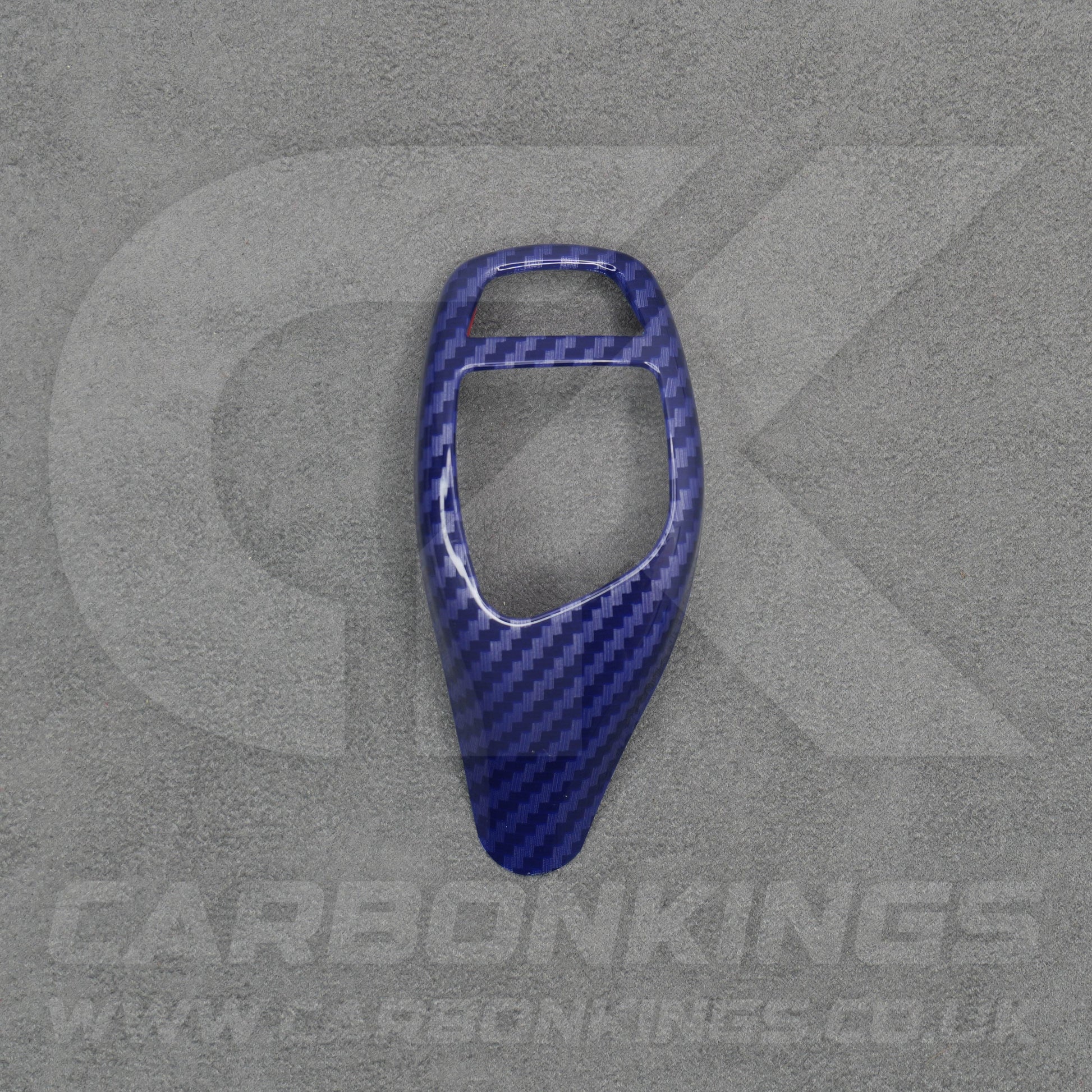 BMW Blue Carbon Fibre Style Gear Shift Knob Cover Trim F30 F20 F10 F15 F25 X5 X3