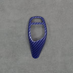 Blue Carbon Fibre Style Gear Shift Knob Cover Trim for BMW F30 F20 F10 F15 F25 X5 X3 - Interior Styling | Carbon Kings