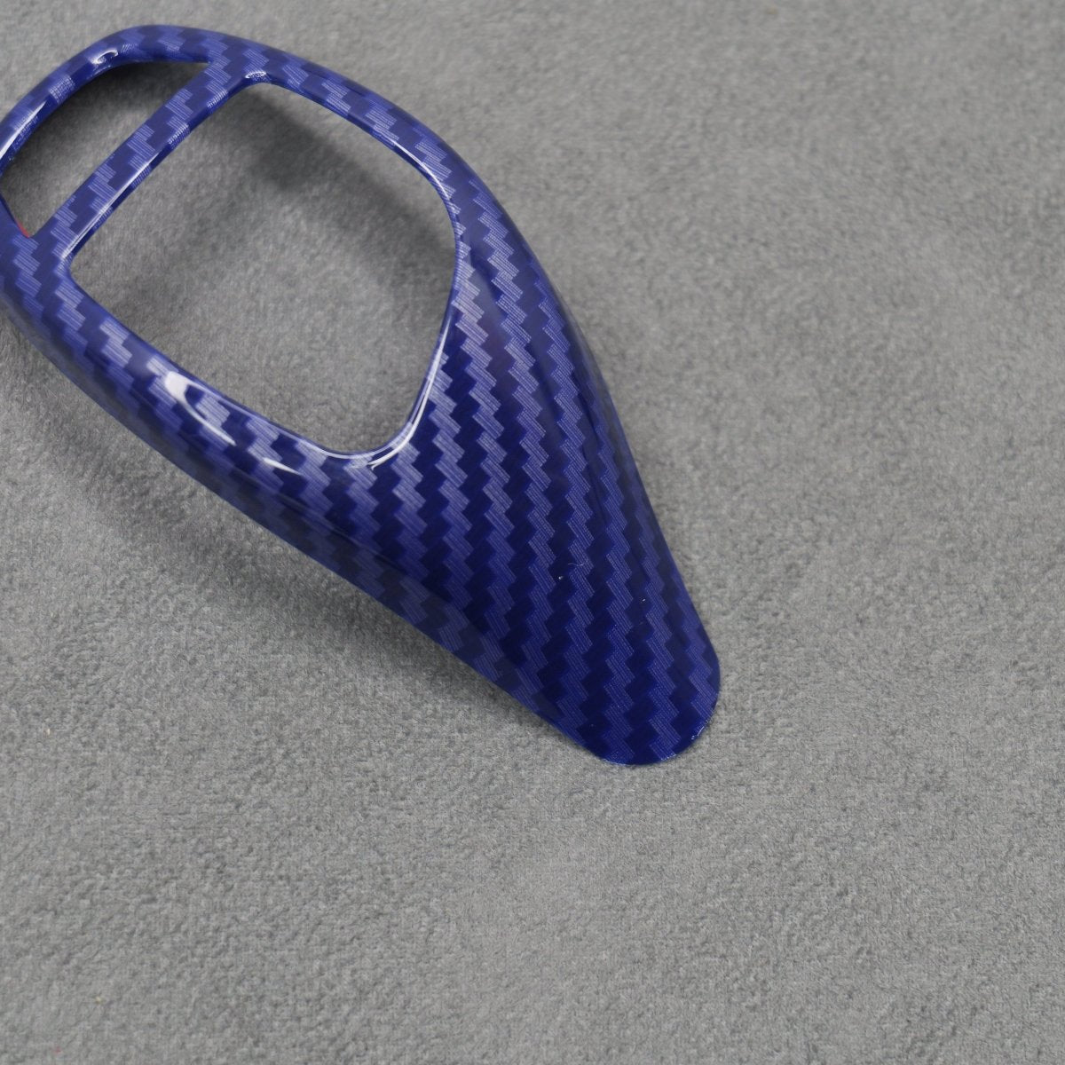 Blue Carbon Fibre Style Gear Shift Knob Cover Trim for BMW F30 F20 F10 F15 F25 X5 X3 - Interior Styling | Carbon Kings
