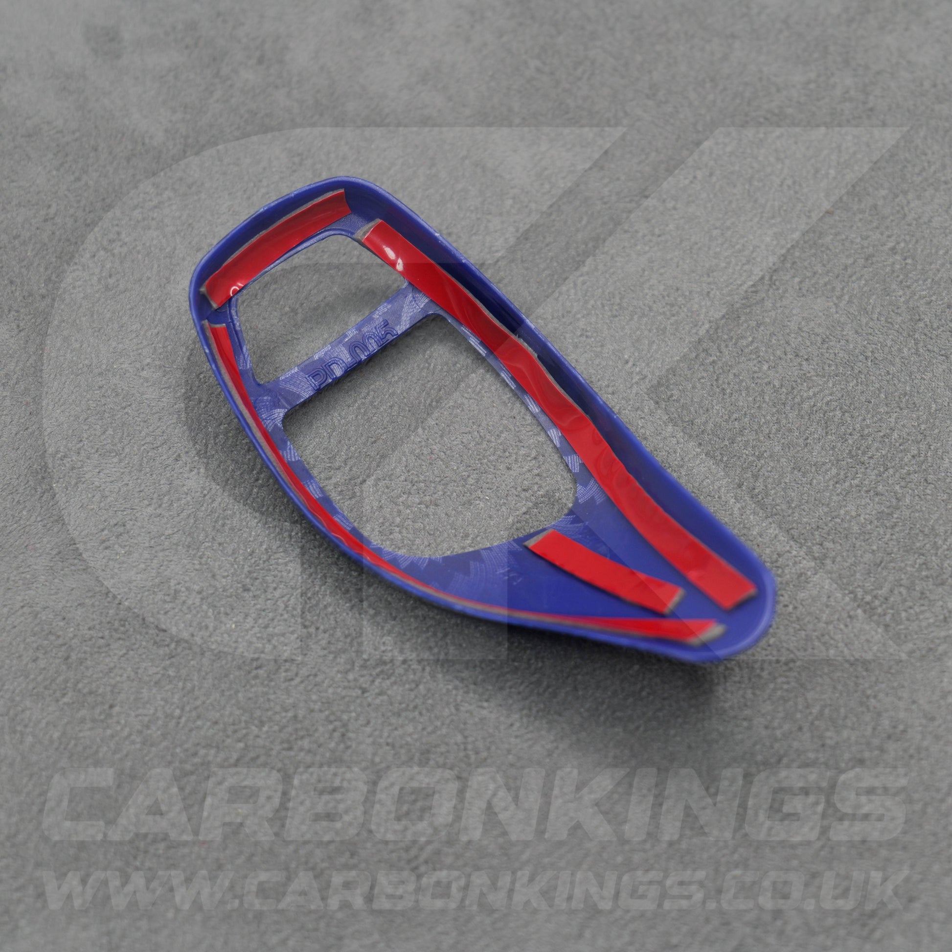BMW Blue Carbon Fibre Style Gear Shift Knob Cover Trim F30 F20 F10 F15 F25 X5 X3