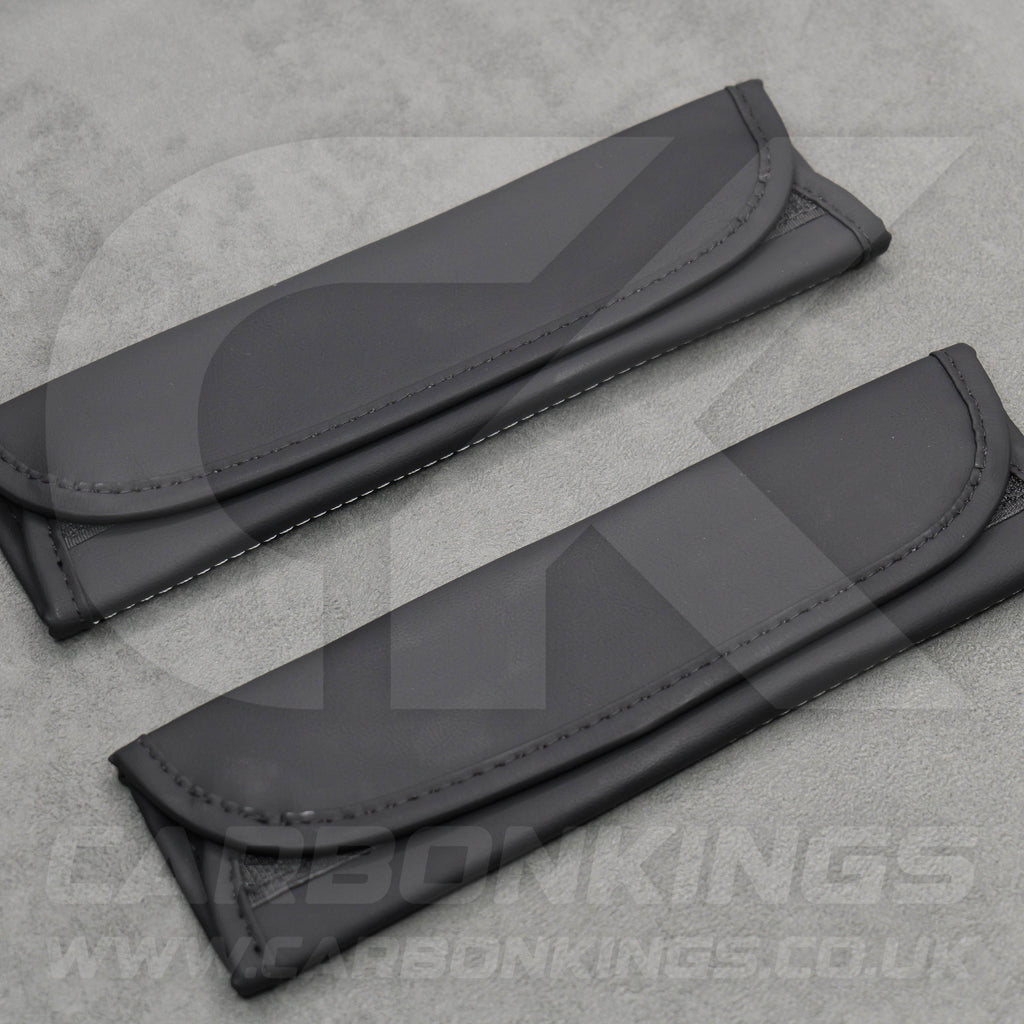 John Cooper Works JCW Leather Seatbelt Shoulder Covers Pad Protectors Mini Cooper