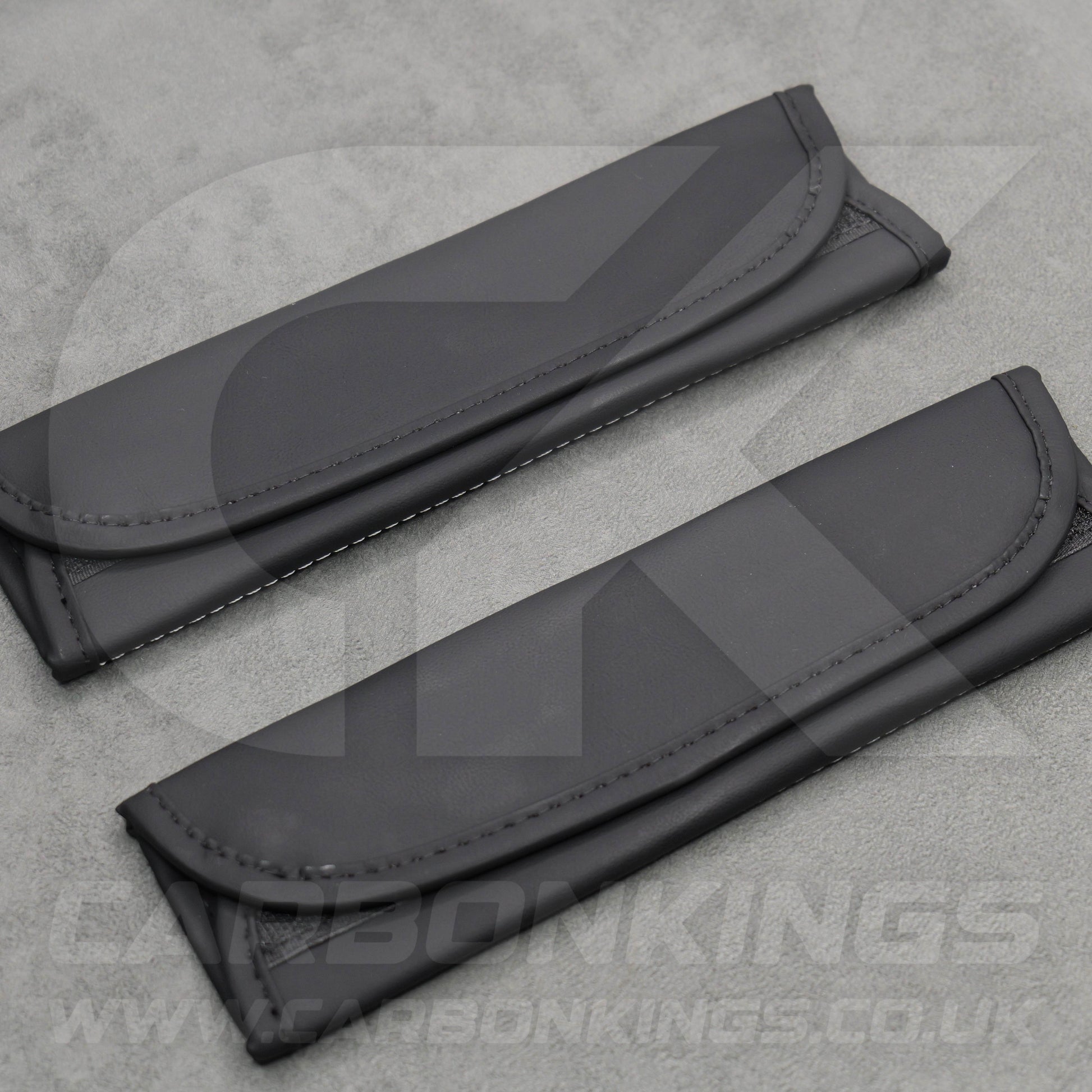 John Cooper Works JCW Leather Seatbelt Shoulder Covers Pad Protectors Mini Cooper