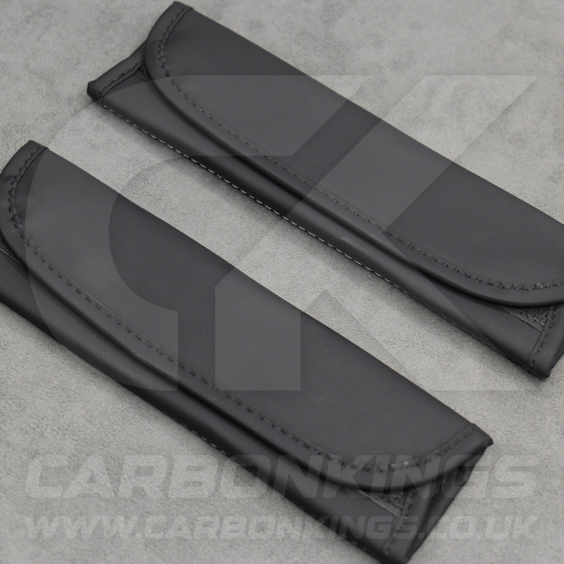 John Cooper Works JCW Leather Seatbelt Shoulder Covers Pad Protectors Mini Cooper