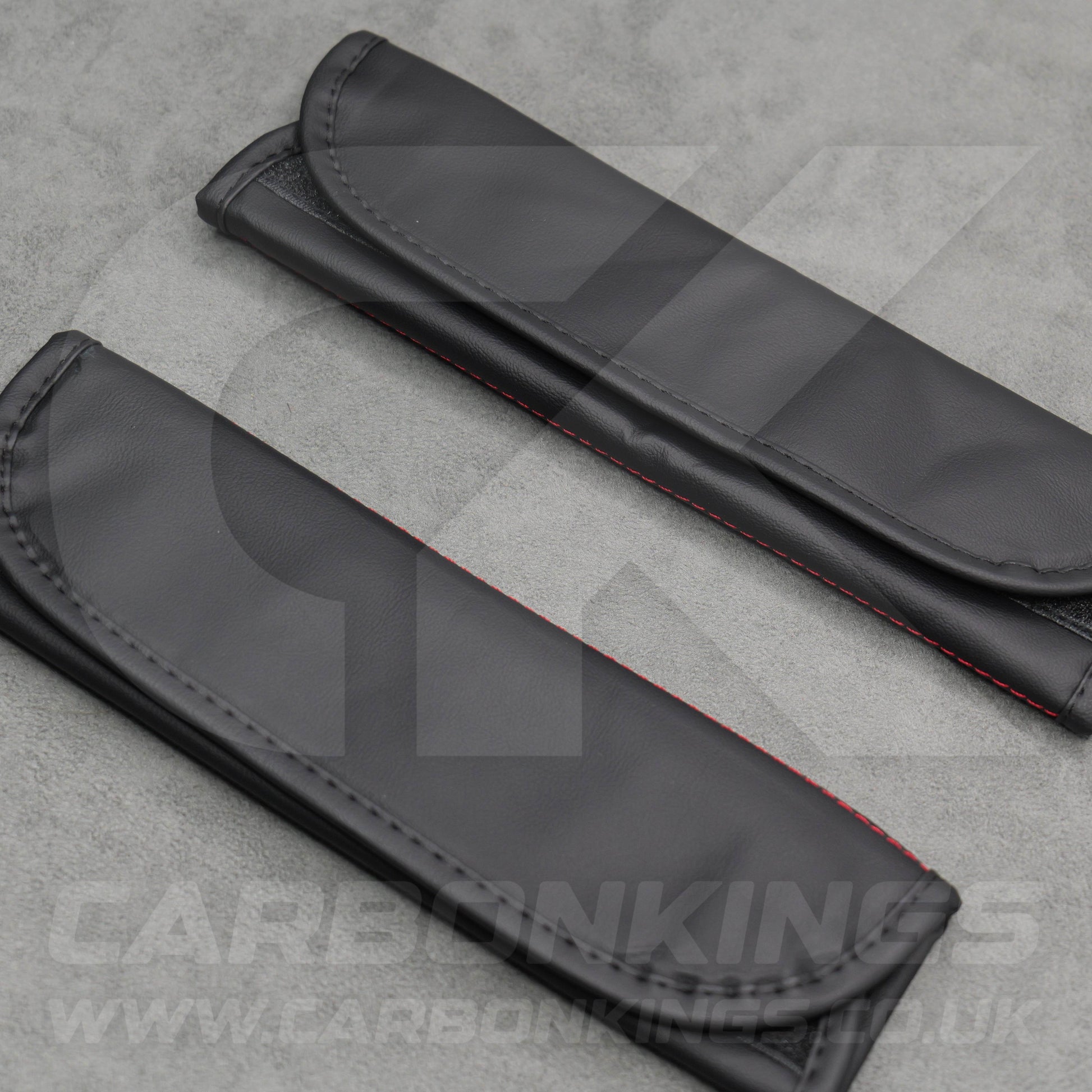John Cooper Works JCW Leather Seatbelt Shoulder Covers Pad Protectors Mini Cooper