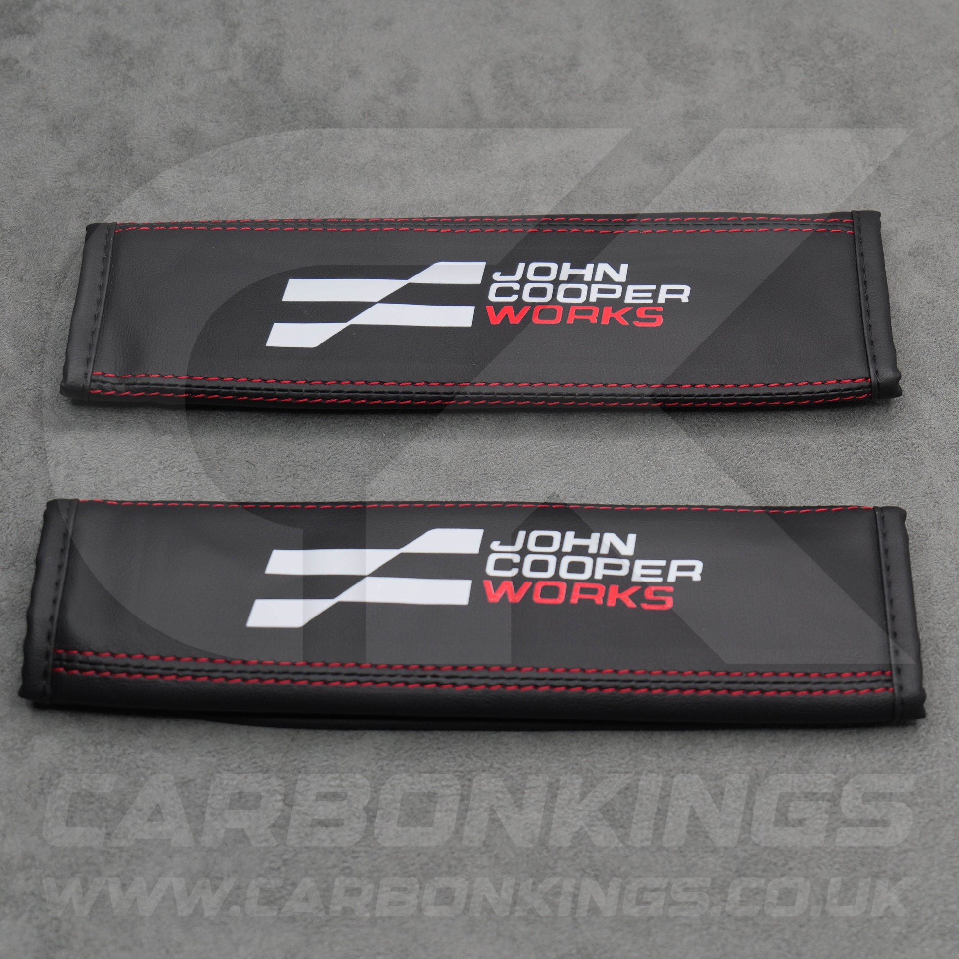 Mini John Cooper Works JCW Leather Seatbelt Shoulder Covers Pad Protectors