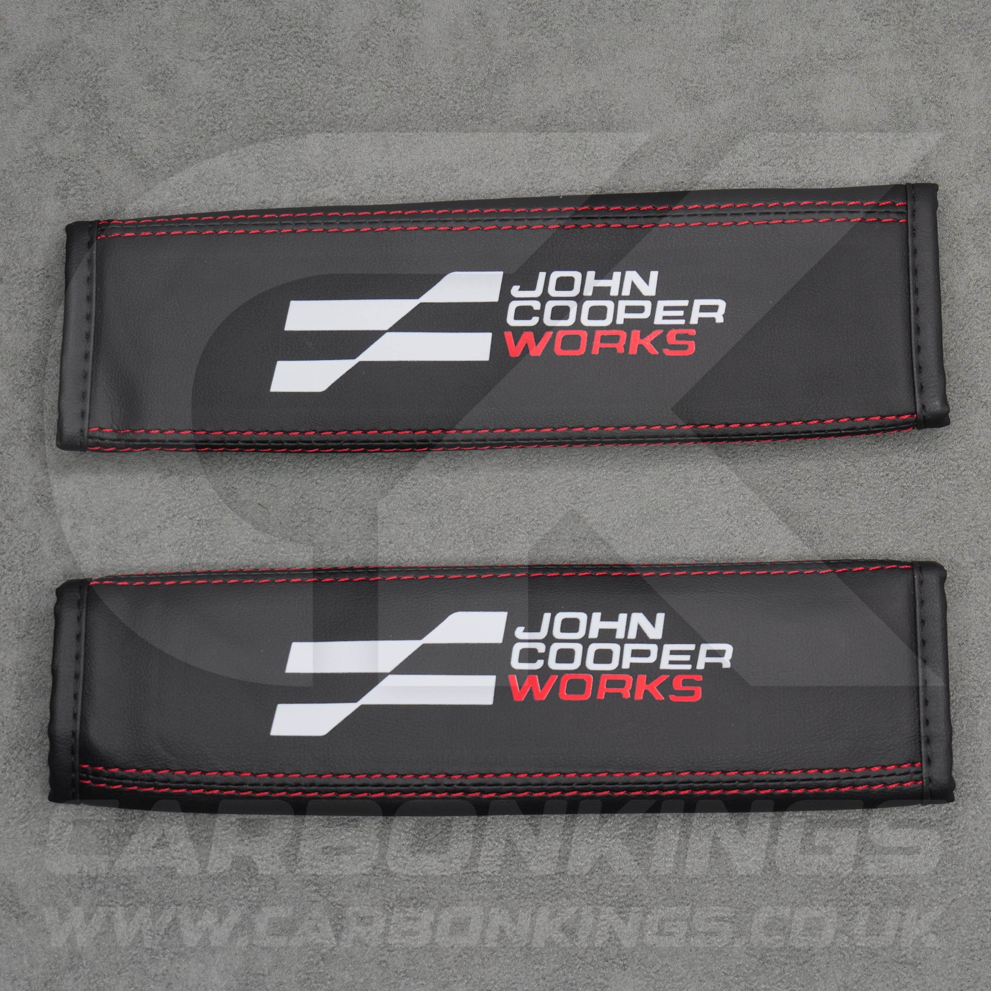 Mini John Cooper Works JCW Leather Seatbelt Shoulder Covers Pad Protectors