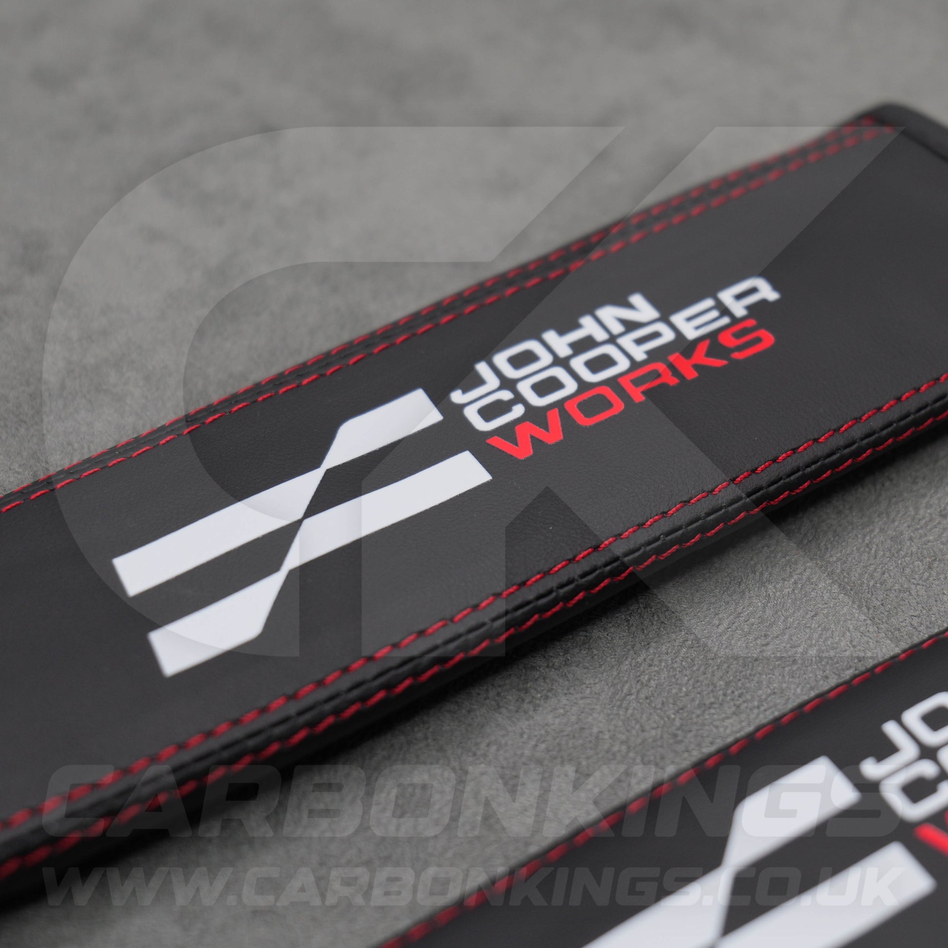 Mini John Cooper Works JCW Leather Seatbelt Shoulder Covers Pad Protectors