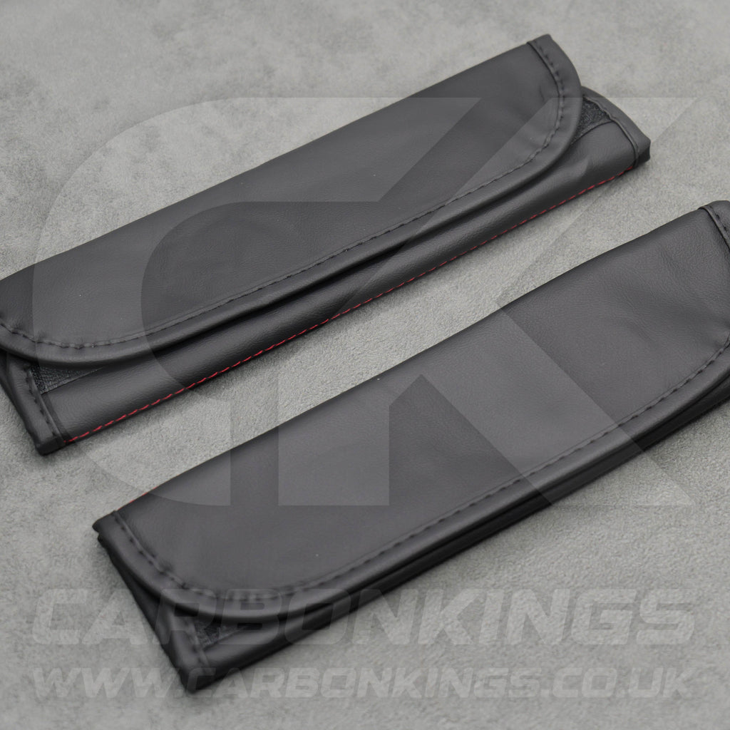 Mini John Cooper Works JCW Leather Seatbelt Shoulder Covers Pad Protectors