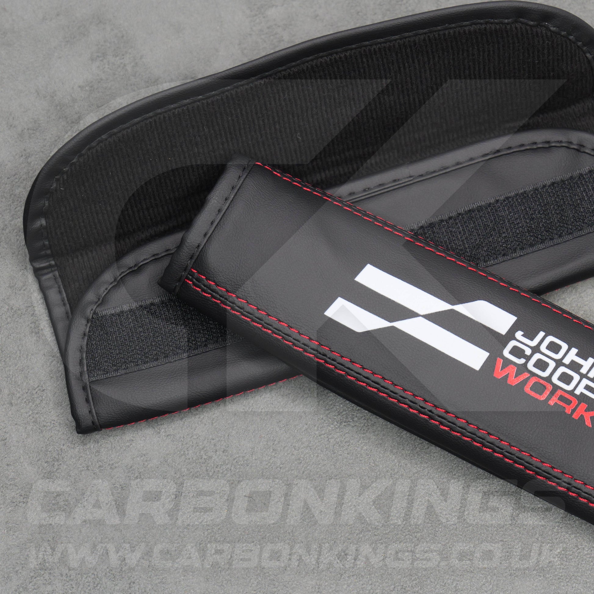 Mini John Cooper Works JCW Leather Seatbelt Shoulder Covers Pad Protectors