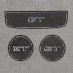 Alcantara Cup Holder Storage Covers for Ford Mustang GT S550 Mach 1 V8 GT350 - Interior Styling | Carbon Kings