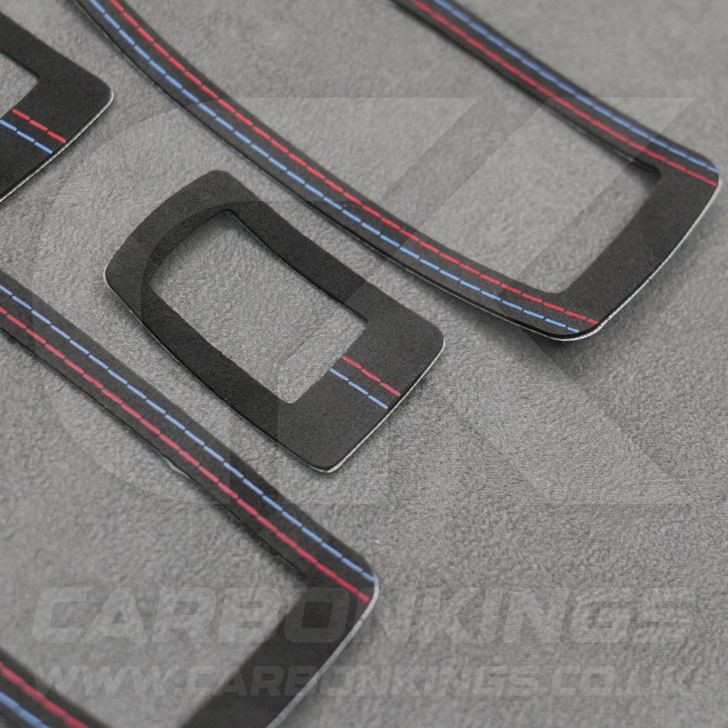 BMW Alcantara Window Switch Covers 1 3 4 Series F20 F30 F34 M135i M140i M335i M435i