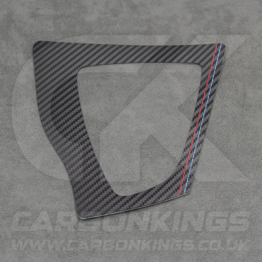 BMW Carbon Fibre Style Gear Knob Surround Cover 3 4 Series F30 F34 F32 335i 435i