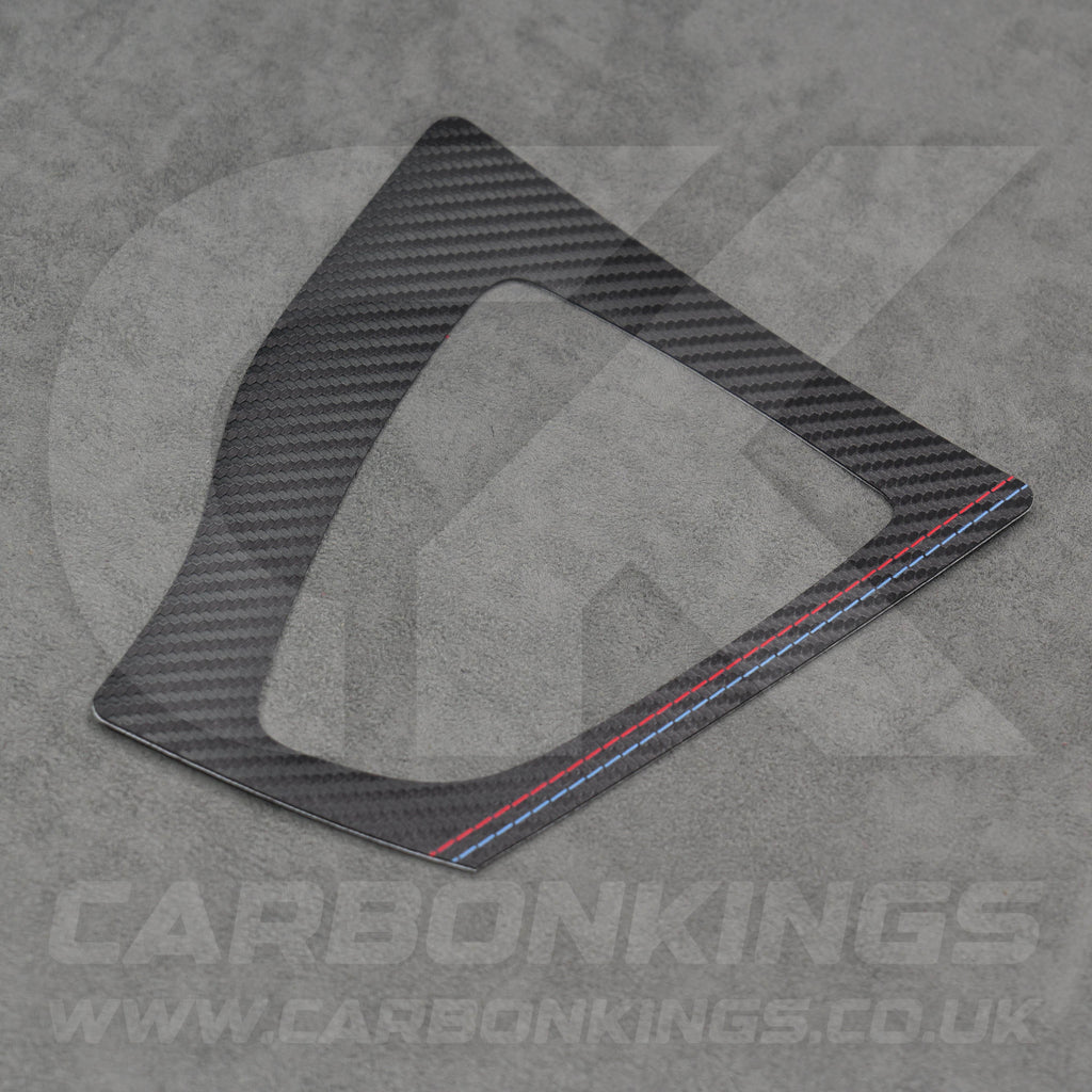 BMW Carbon Fibre Style Gear Knob Surround Cover 3 4 Series F30 F34 F32 335i 435i