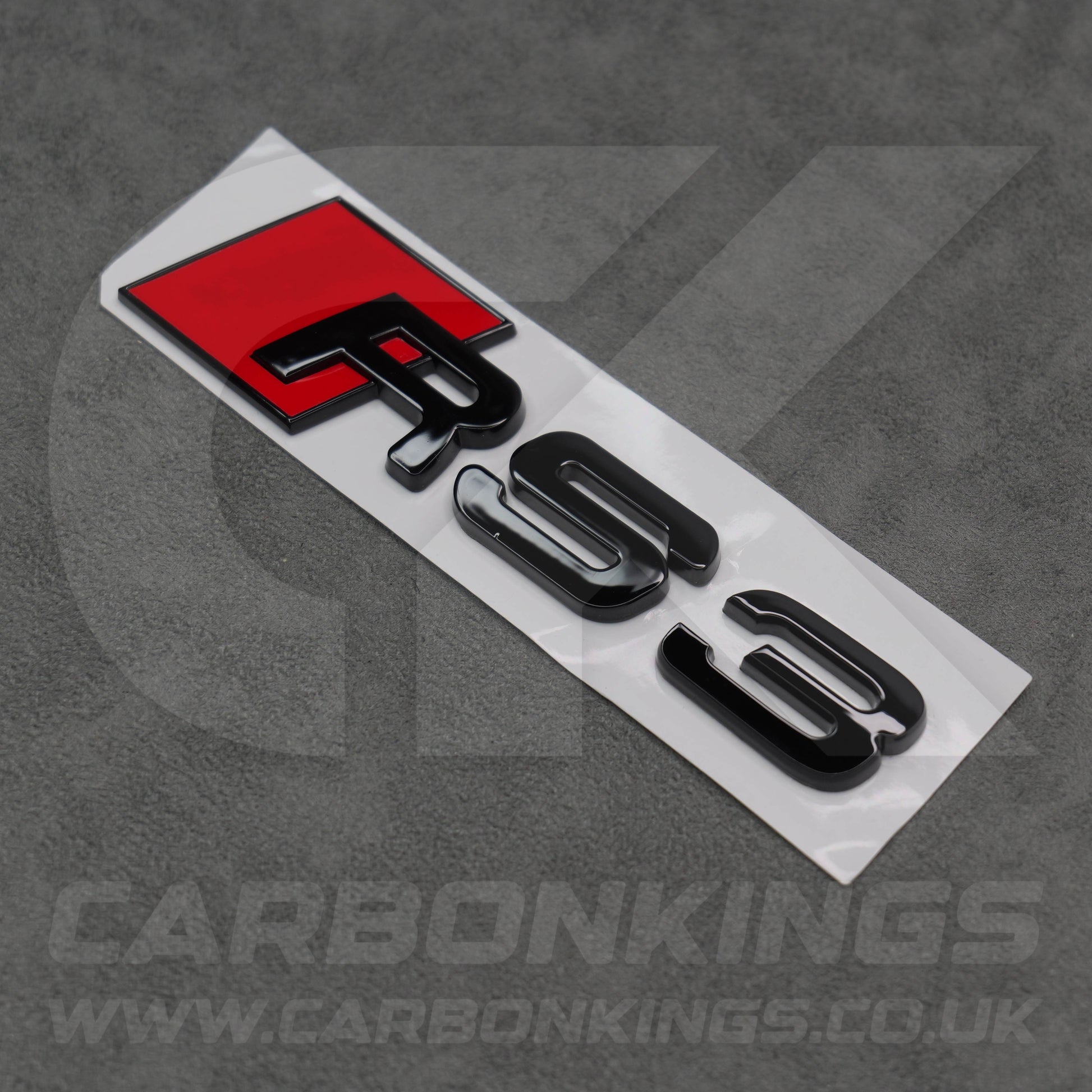 148 x 37mm Audi RS3 Gloss Black Boot Rear Badge Letters Logo Emblem 8L 8P 8V 8Y
