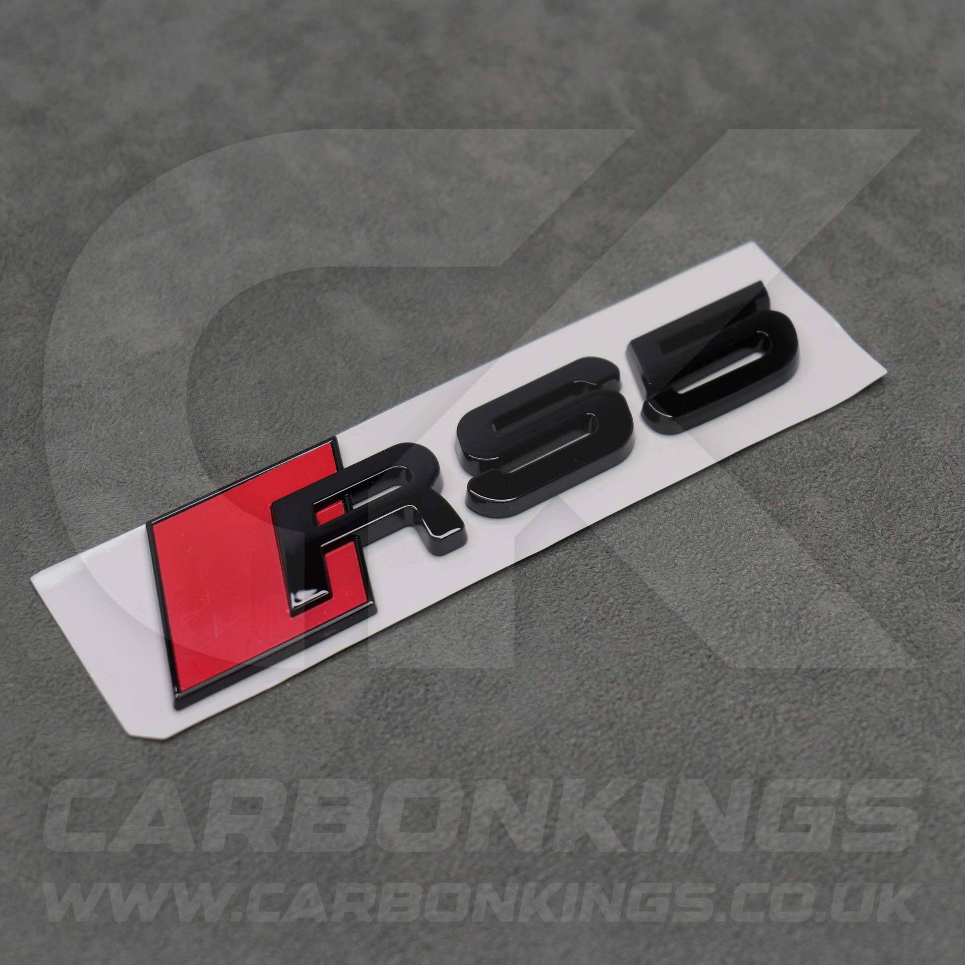 148 x 37mm Audi RS5 Gloss Black Boot Rear Badge Letters Logo Emblem B8 8T B9 B10