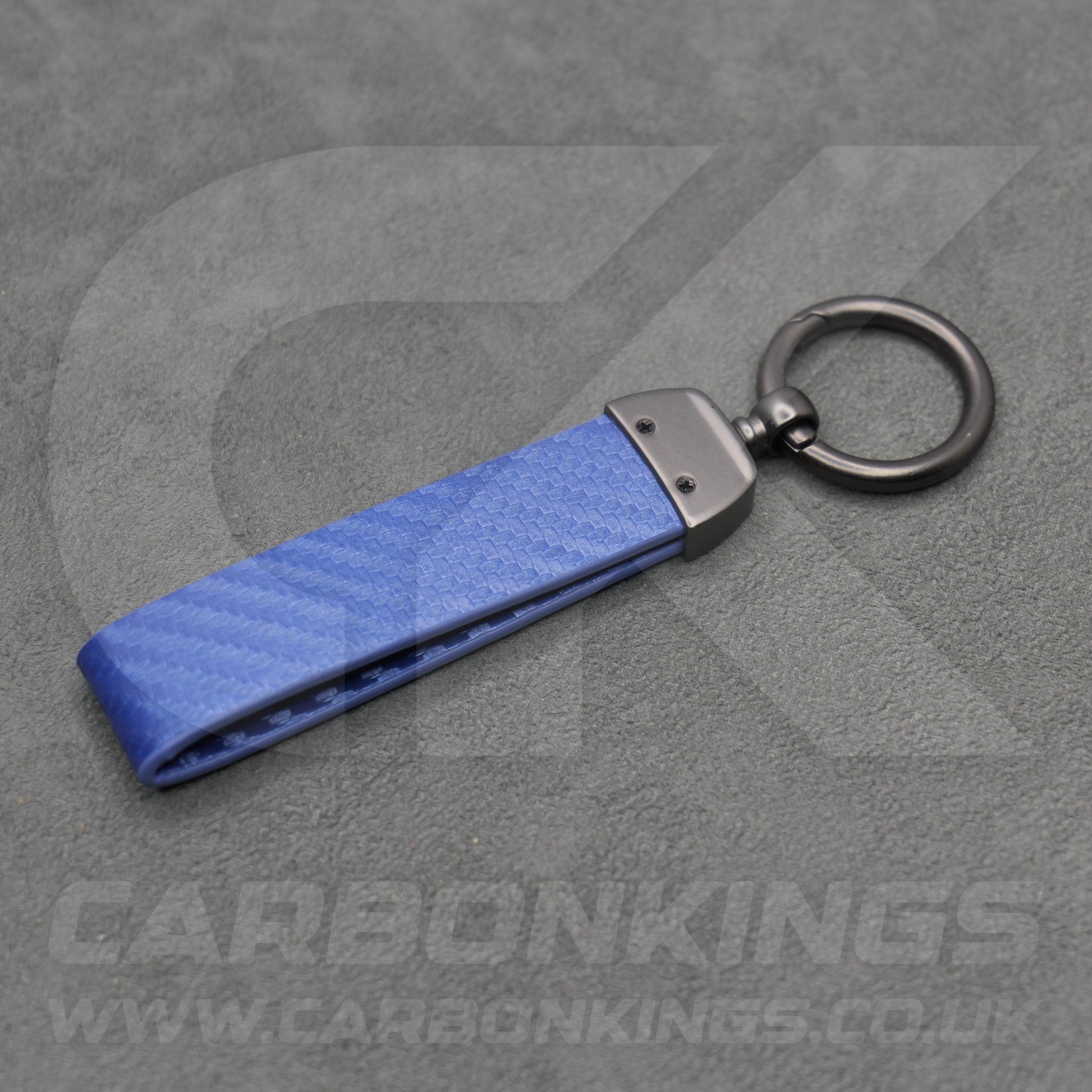 Honda Carbon Fibre Style Key Ring Chain Car Civic Jazz HR-V CR-V ZR-V E e:Ny1