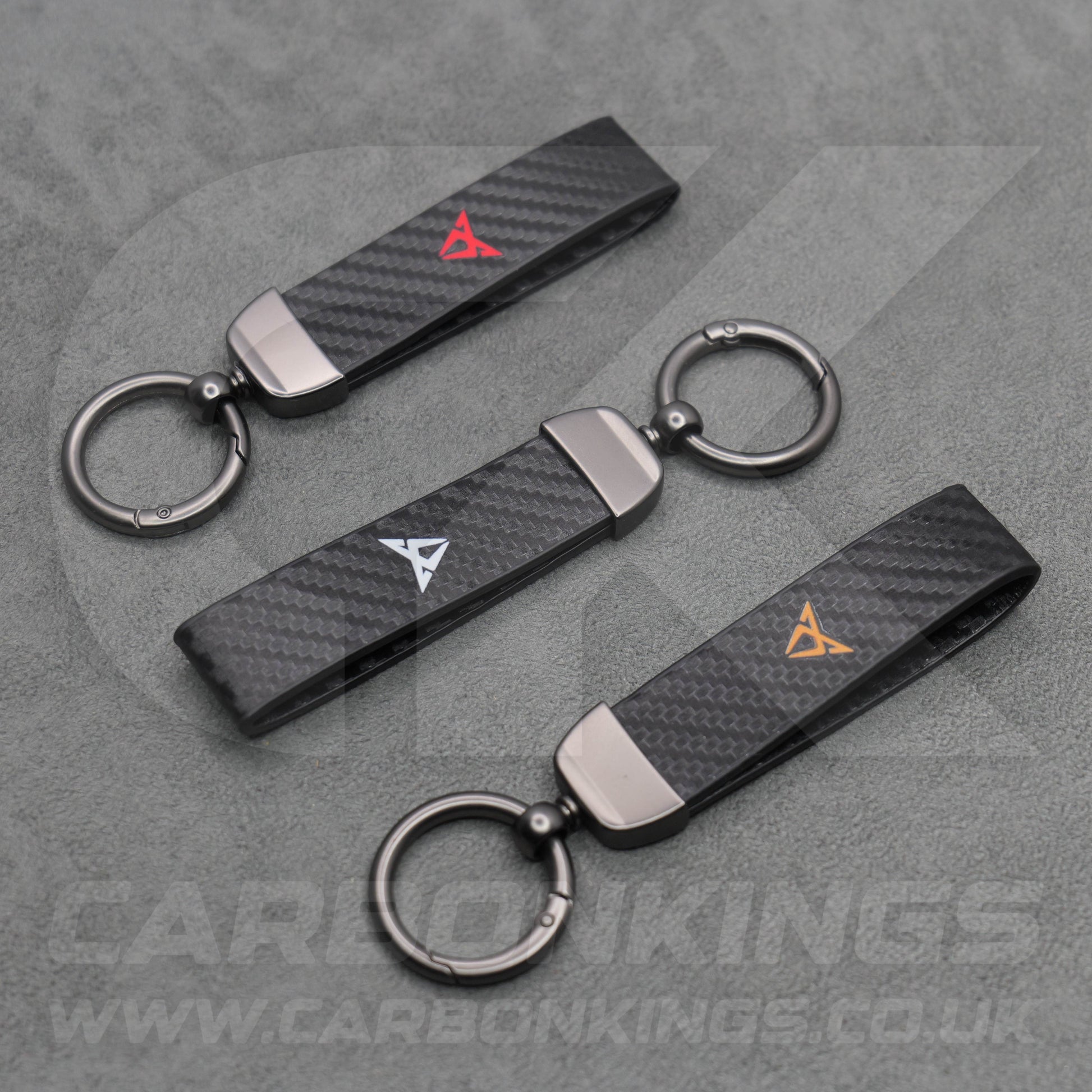 CUPRA Carbon Fibre Key Ring Chain VZ Born Ateca Leon Formentor Tavascan Terramar