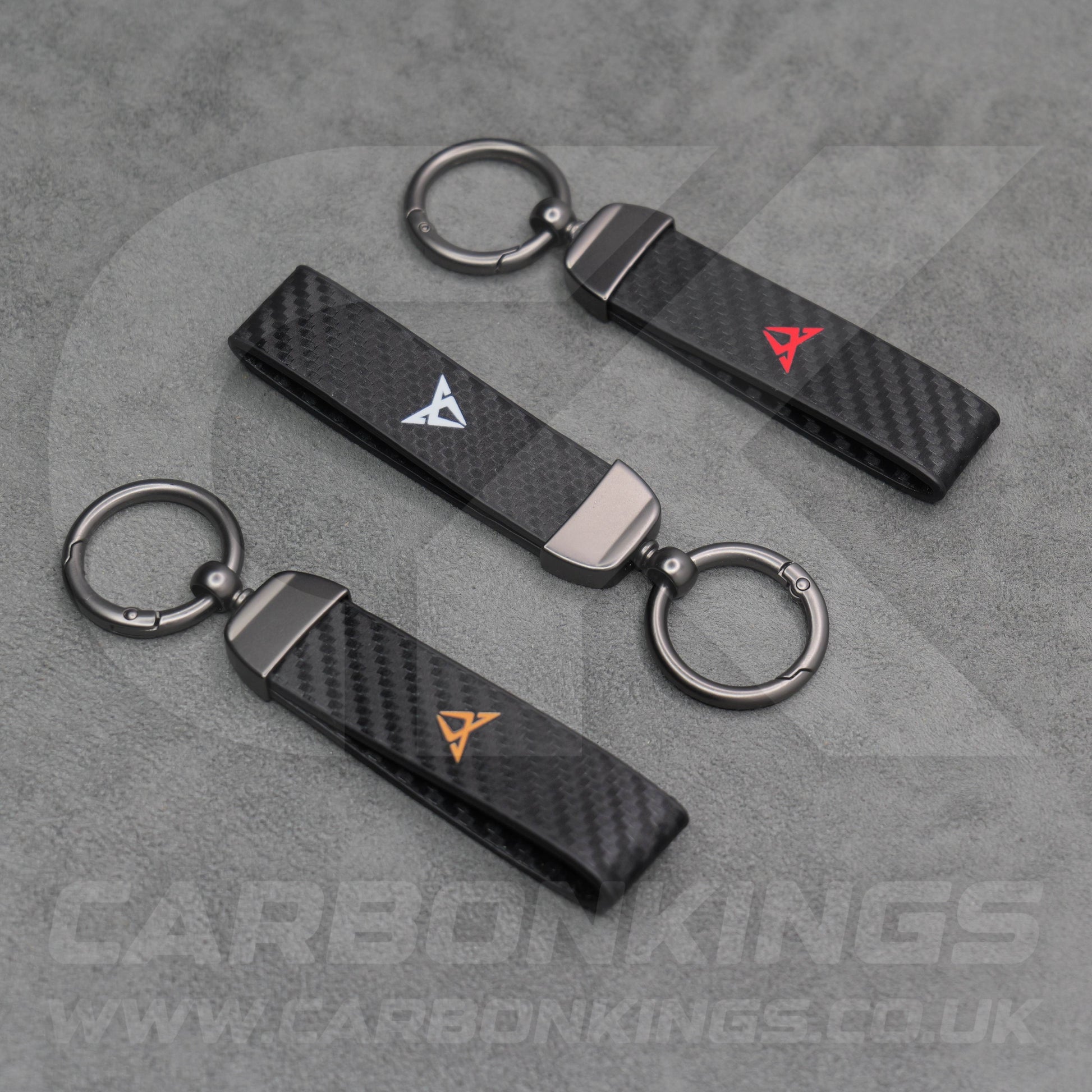 CUPRA Carbon Fibre Key Ring Chain VZ Born Ateca Leon Formentor Tavascan Terramar