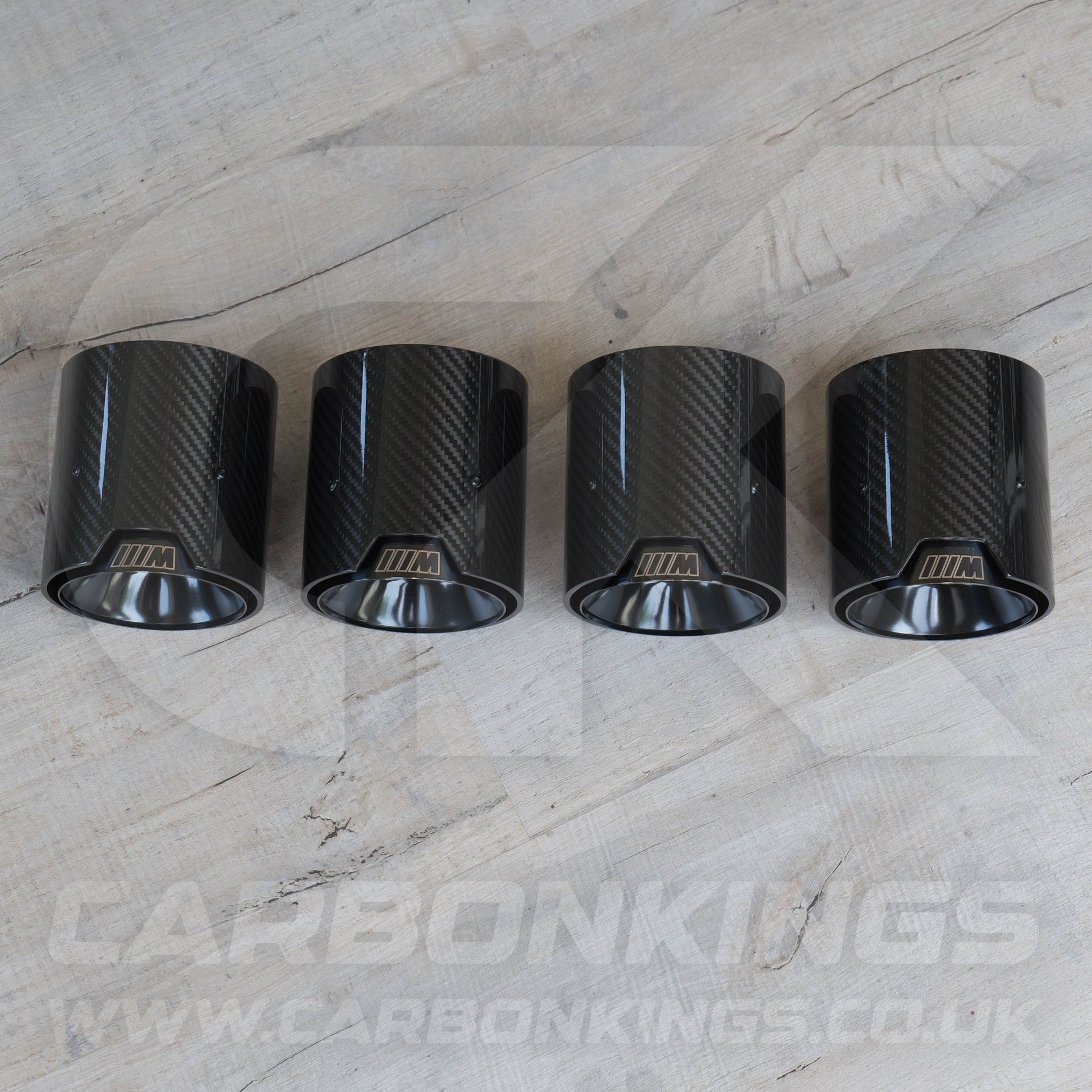 BMW M Performance Carbon Fibre Black Exhaust Tips for G80 G81 G82 G83 M3 M4