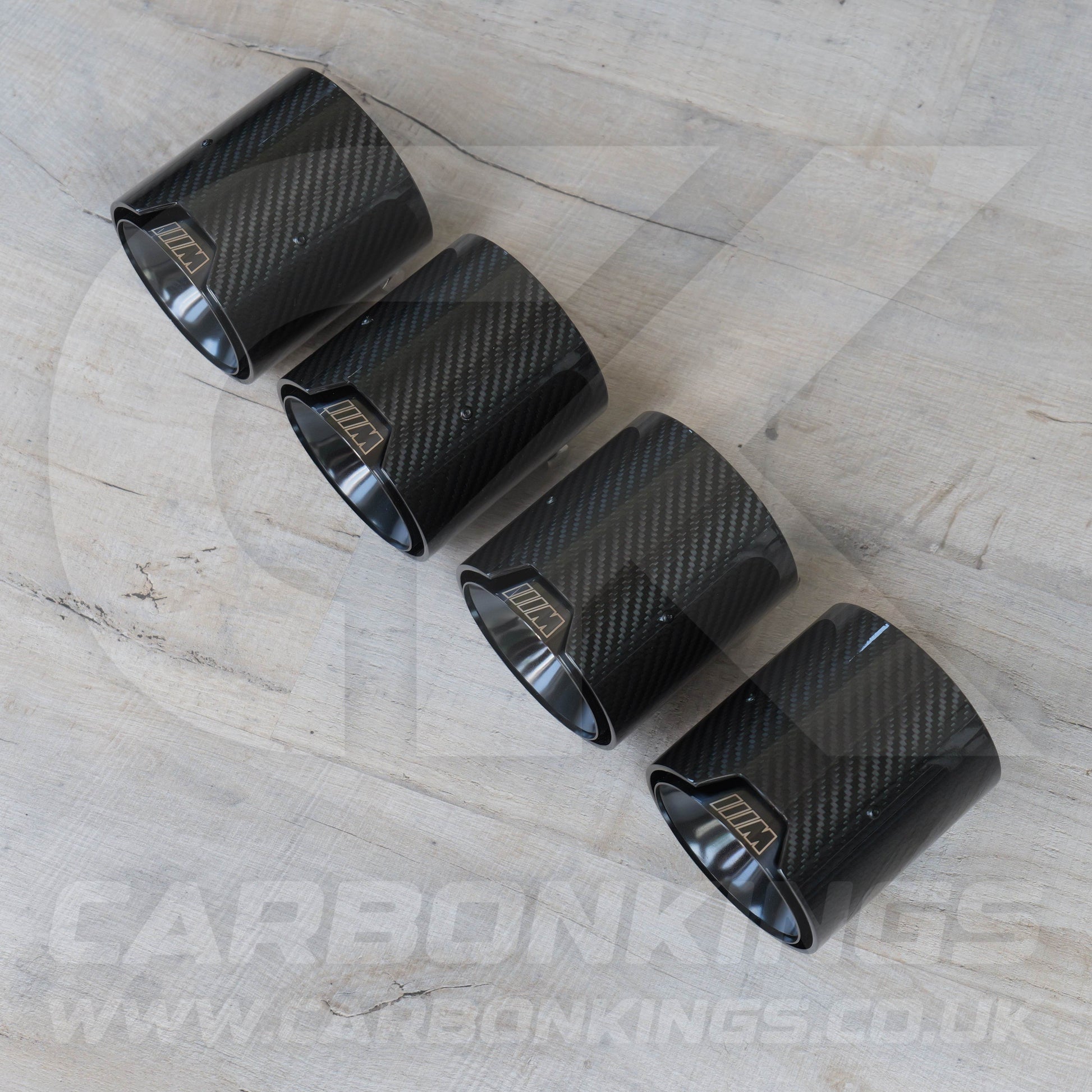 BMW M Performance Carbon Fibre Black Exhaust Tips for G80 G81 G82 G83 M3 M4